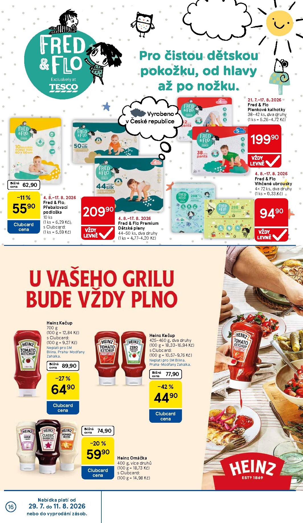 tesco - Budoucí Tesco supermarket leták platný od středy 05.08.2026 do úterý 11.08.2026 - page: 16