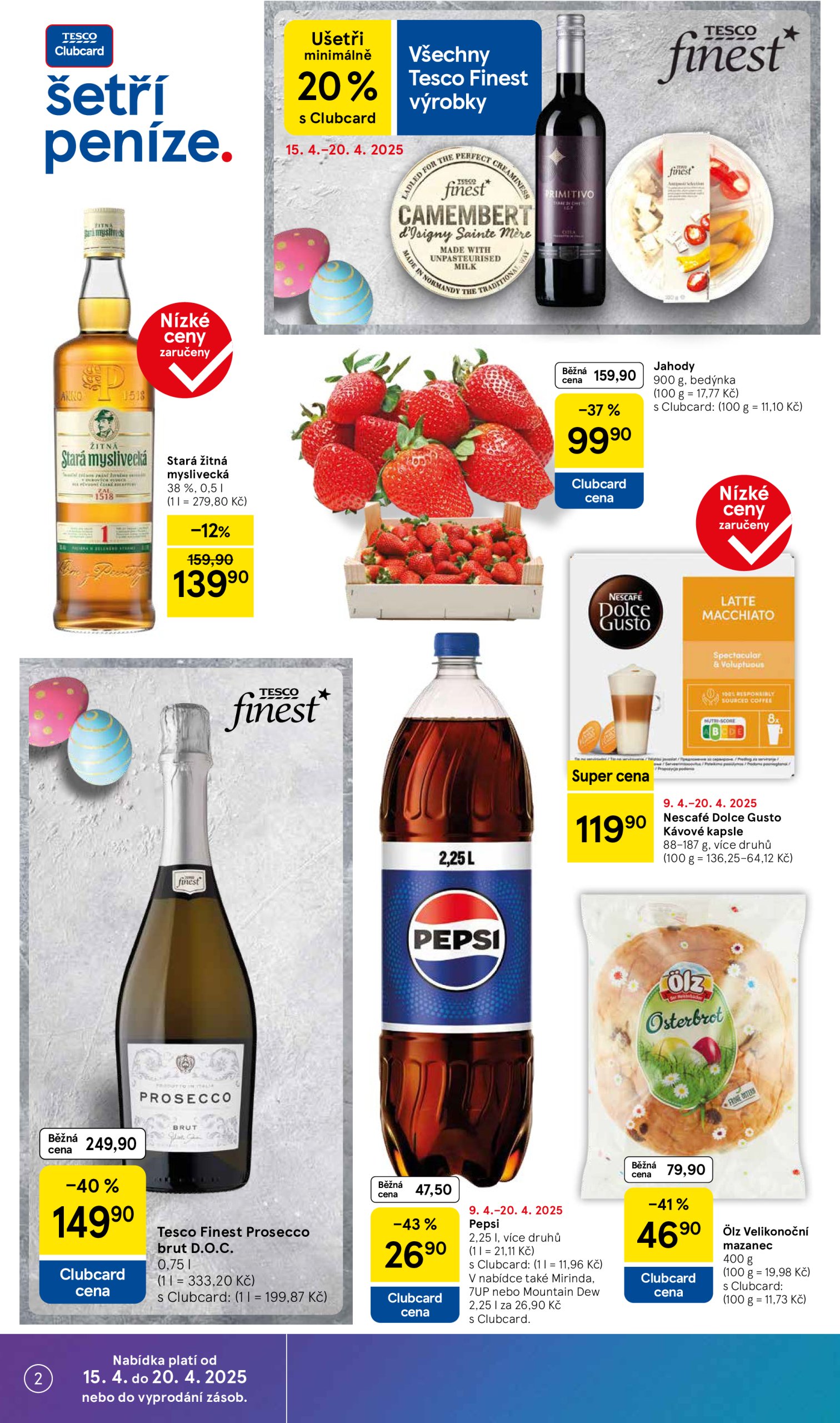 tesco - Leták Tesco supermarket od 15.04. do 20.04. - page: 2