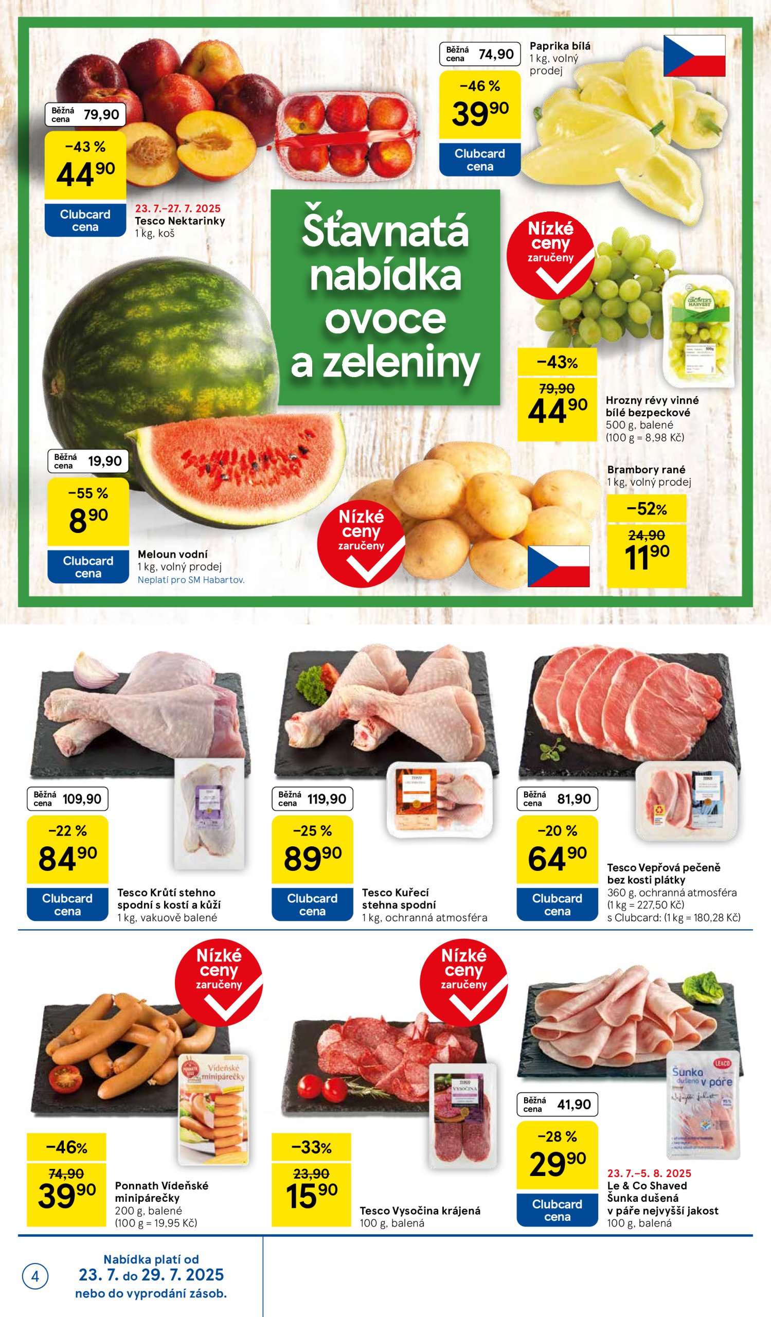 tesco - Leták Tesco supermarket od 23.07. do 29.07. - page: 4