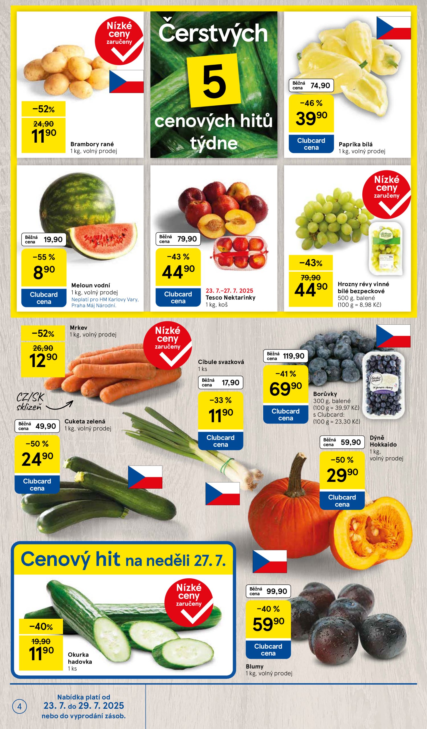 tesco - Leták Tesco od 23.07. do 29.07. - page: 4