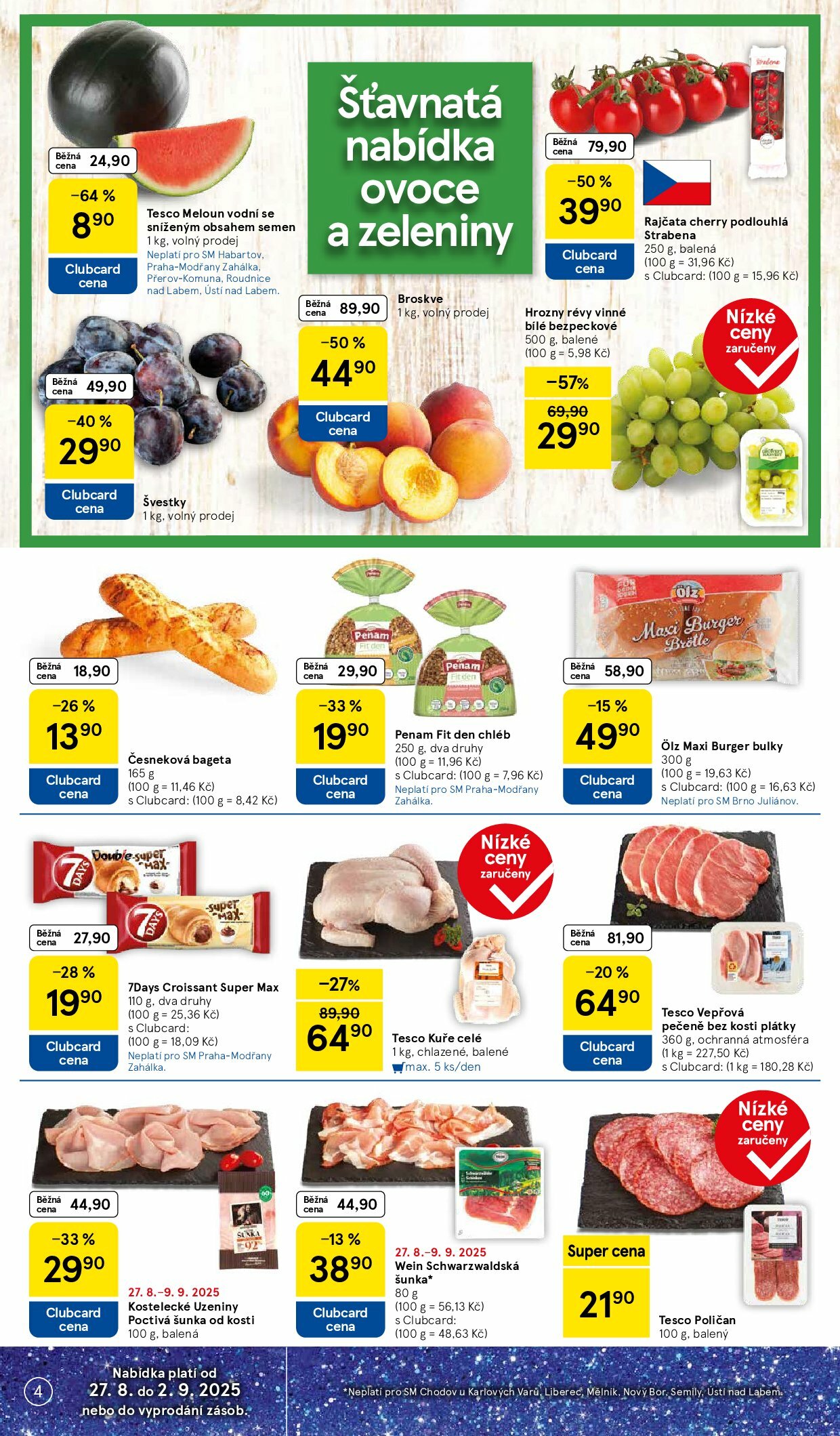 tesco - Leták Tesco supermarket od 27.08. do 02.09. - page: 4
