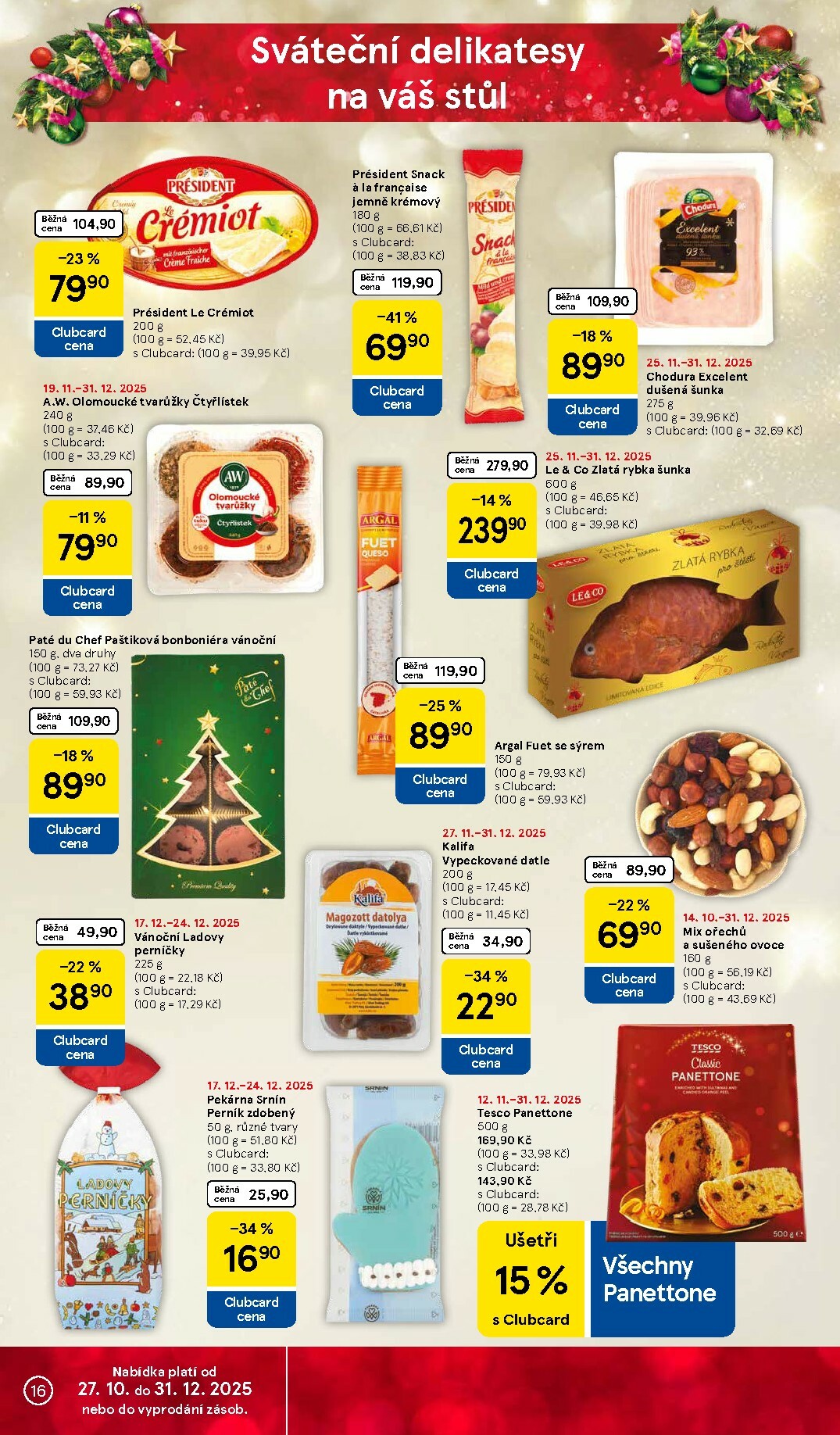 tesco - Aktuální leták Tesco od 17.12. do 24.12. - page: 16