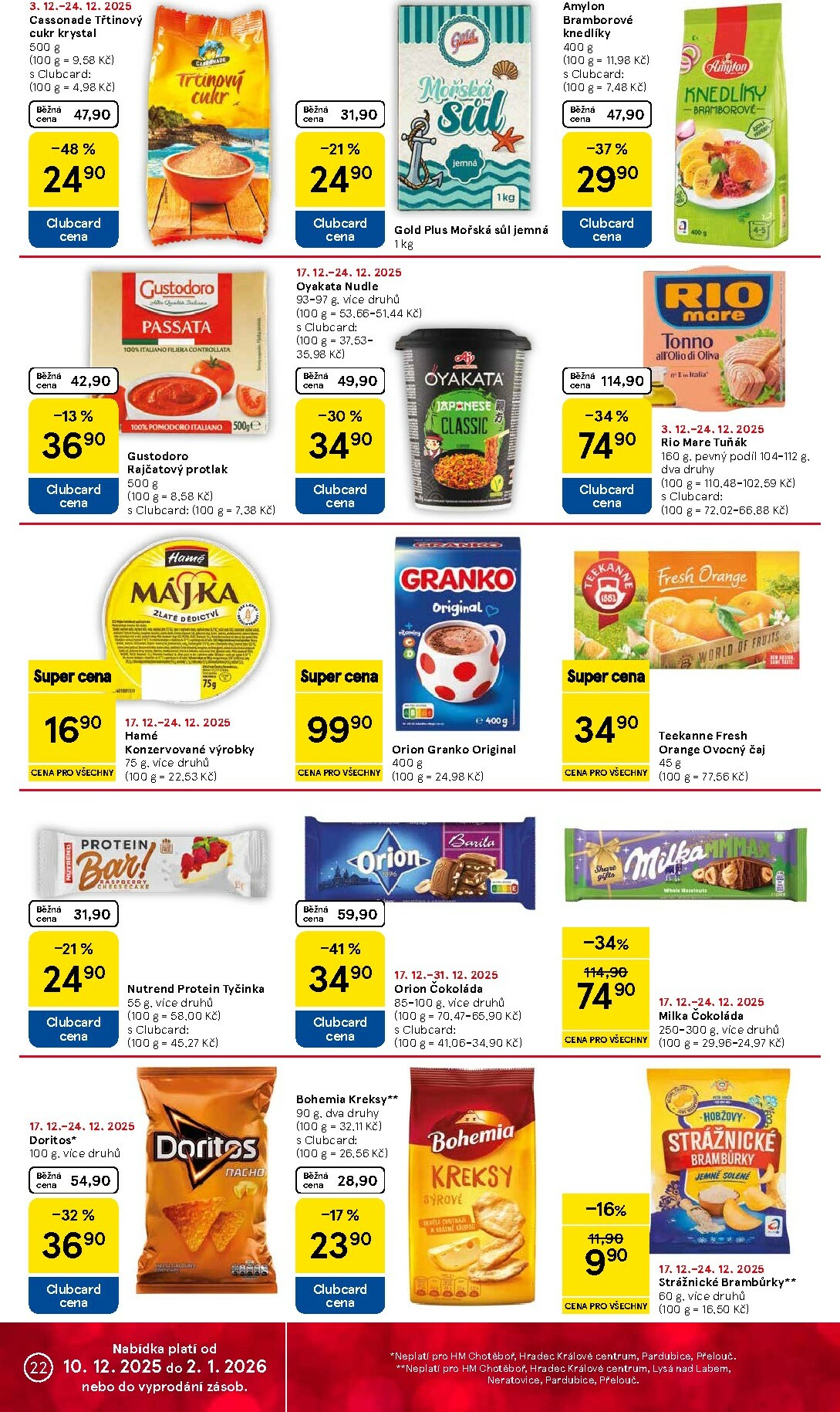 tesco - Aktuální leták Tesco od 17.12. do 24.12. - page: 22