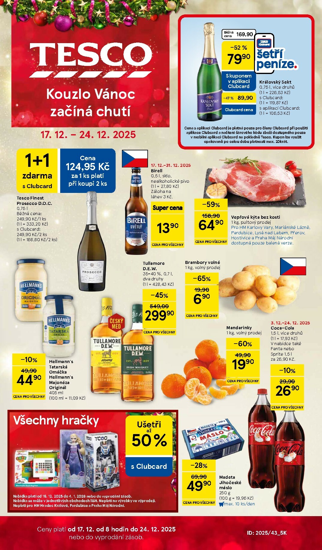 tesco - Aktuální leták Tesco od 17.12. do 24.12.