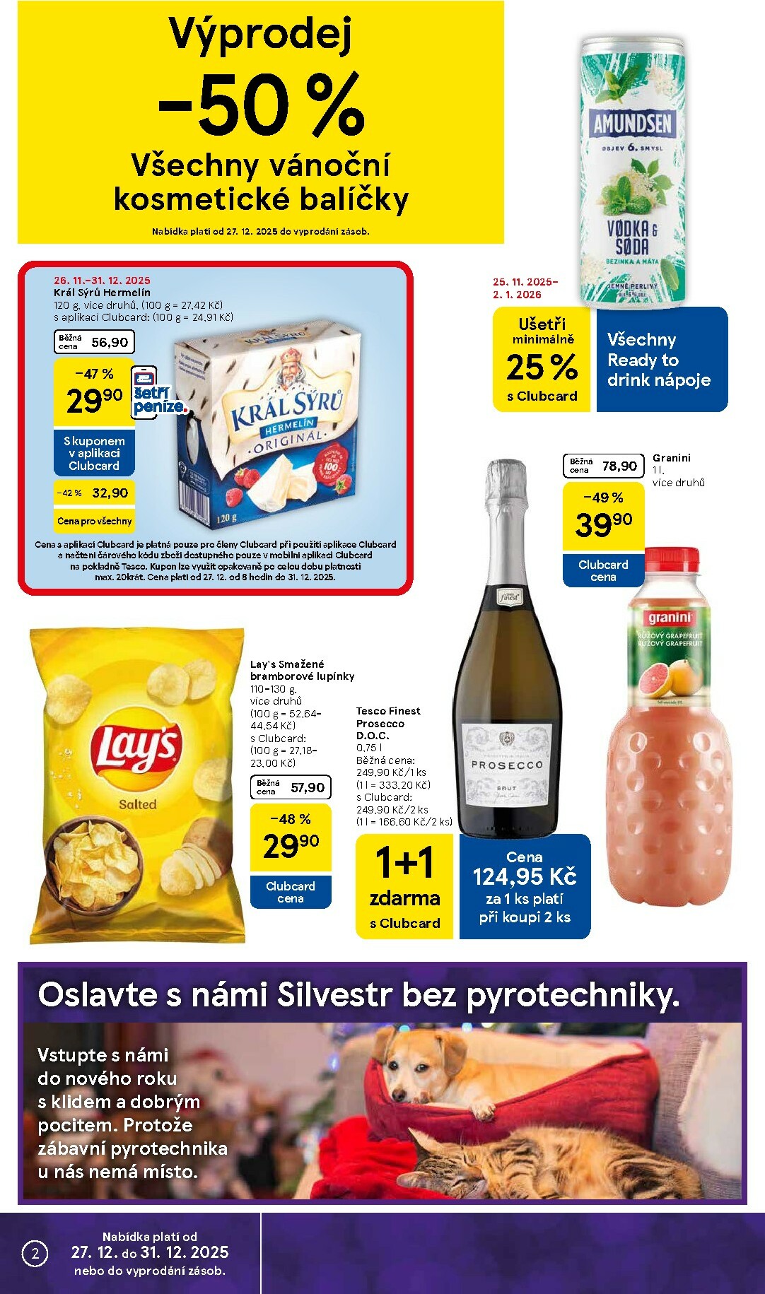 tesco - Aktuální leták Tesco supermarket od 27.12. do 31.12. - page: 2