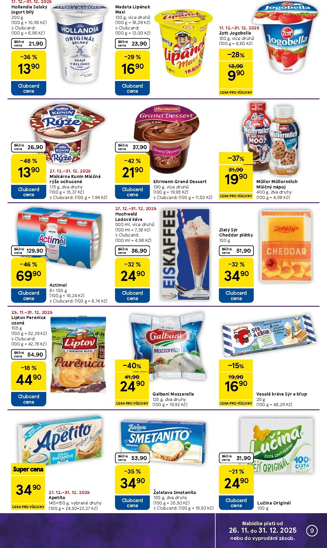 tesco - Aktuální leták Tesco supermarket od 27.12. do 31.12. - page: 9