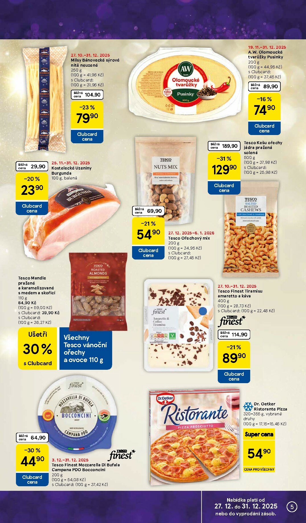 tesco - Aktuální leták Tesco supermarket od 27.12. do 31.12. - page: 5