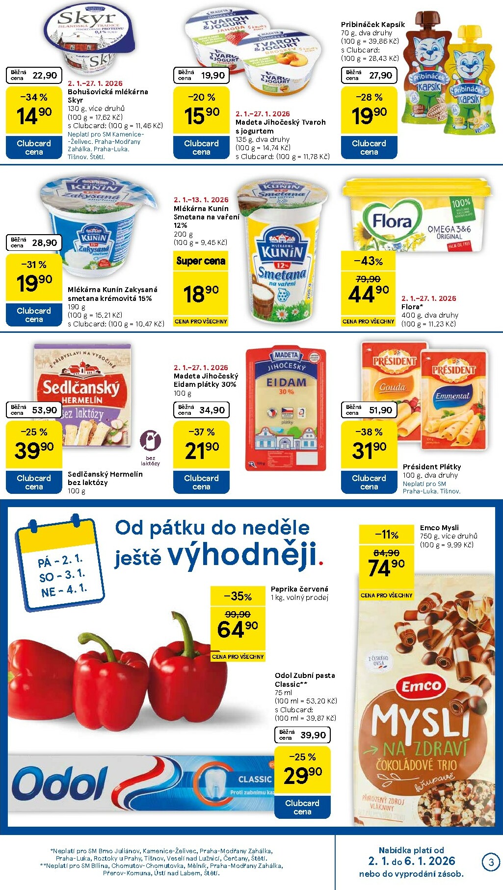 tesco - Aktuální leták Tesco supermarket od 02.01. do 06.01. - page: 3