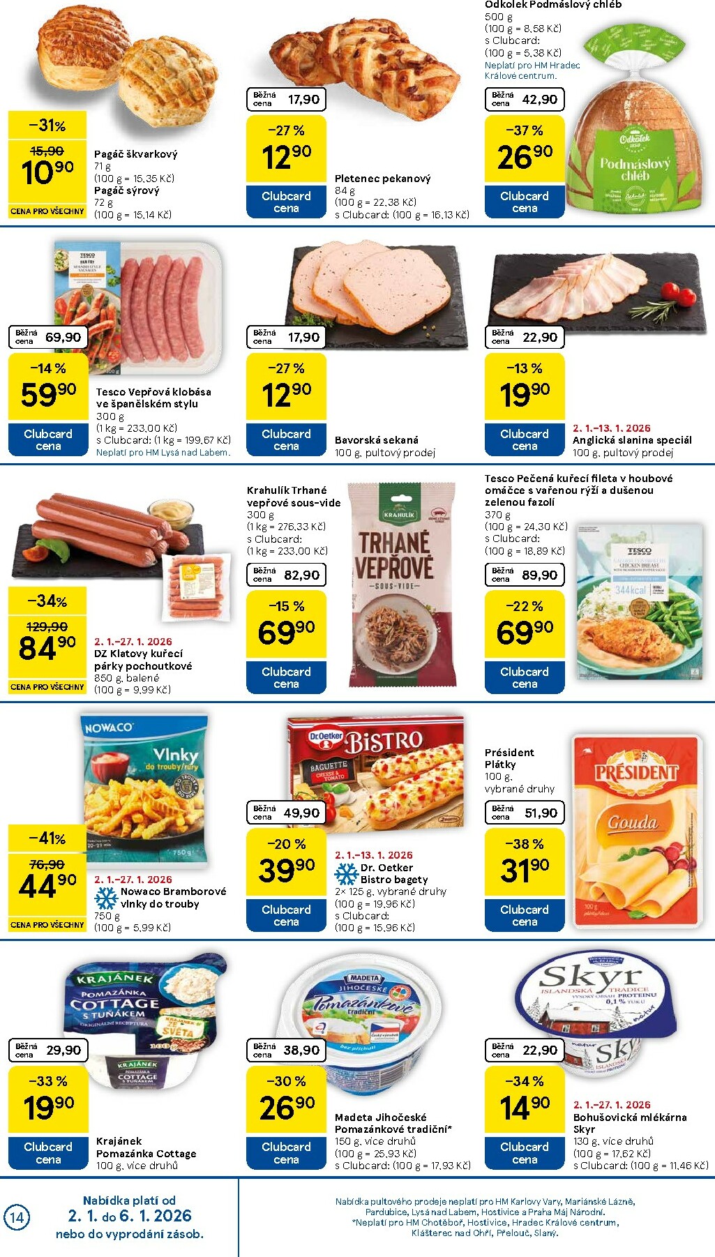 tesco - Aktuální leták Tesco od 02.01. do 06.01. - page: 14