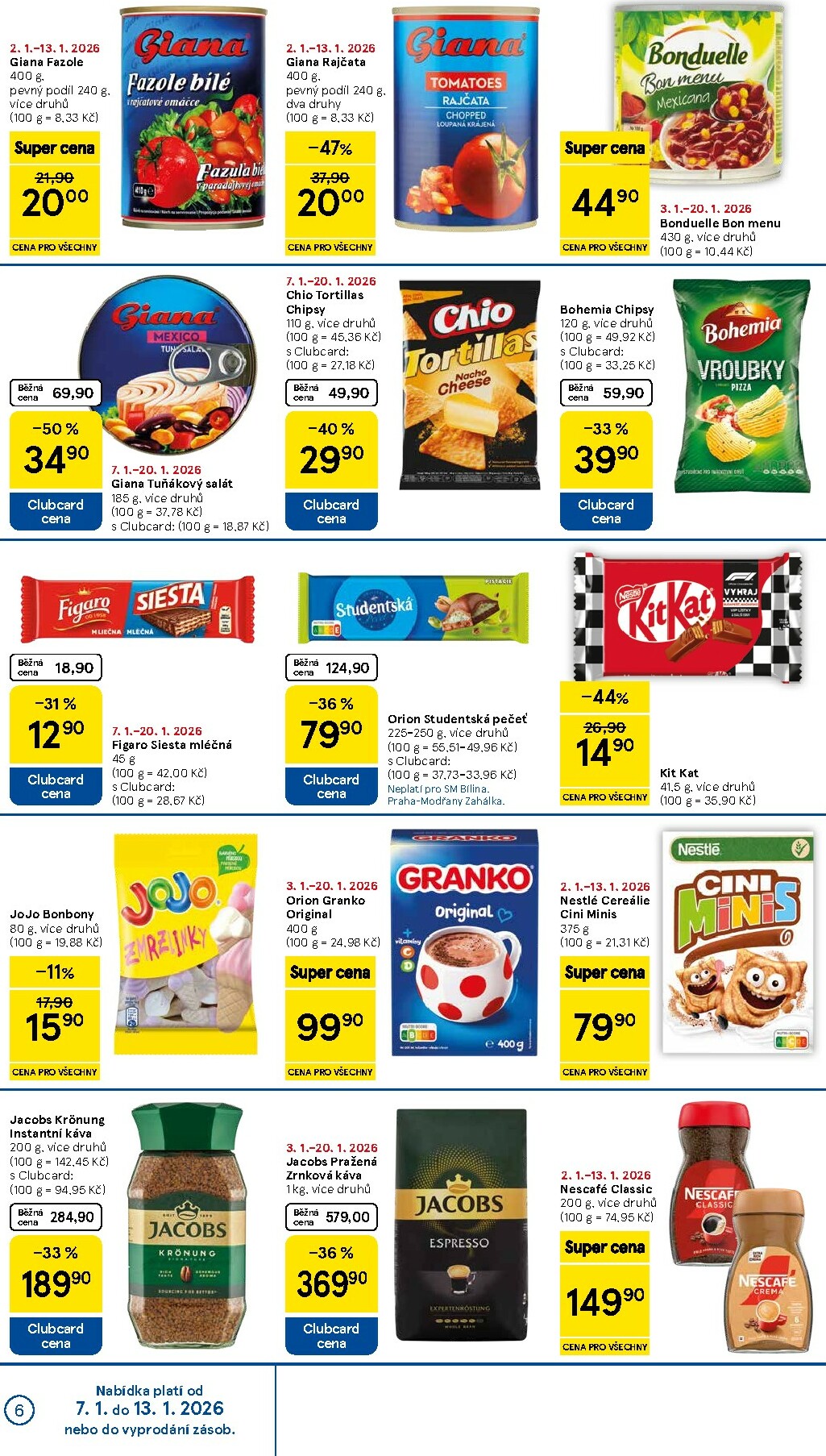 tesco - Aktuální leták Tesco supermarket od 07.01. do 13.01. - page: 6