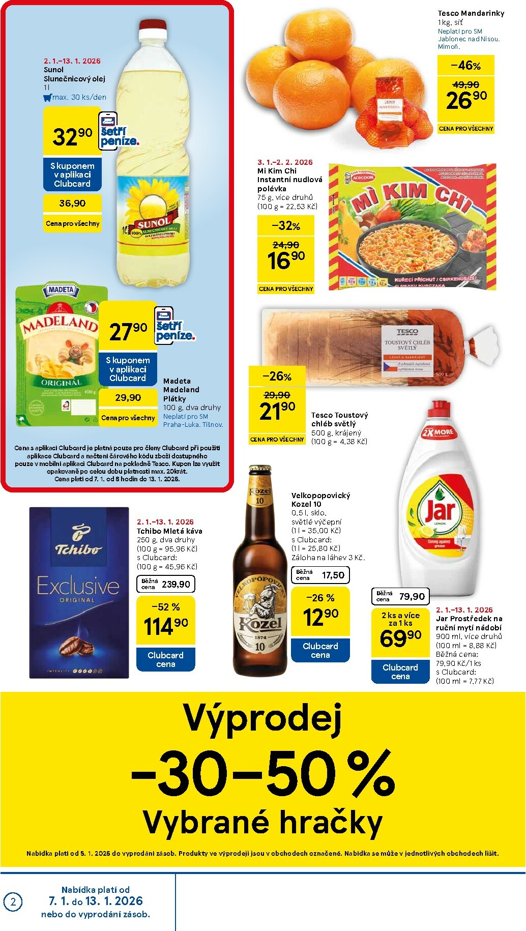 tesco - Aktuální leták Tesco supermarket od 07.01. do 13.01. - page: 2