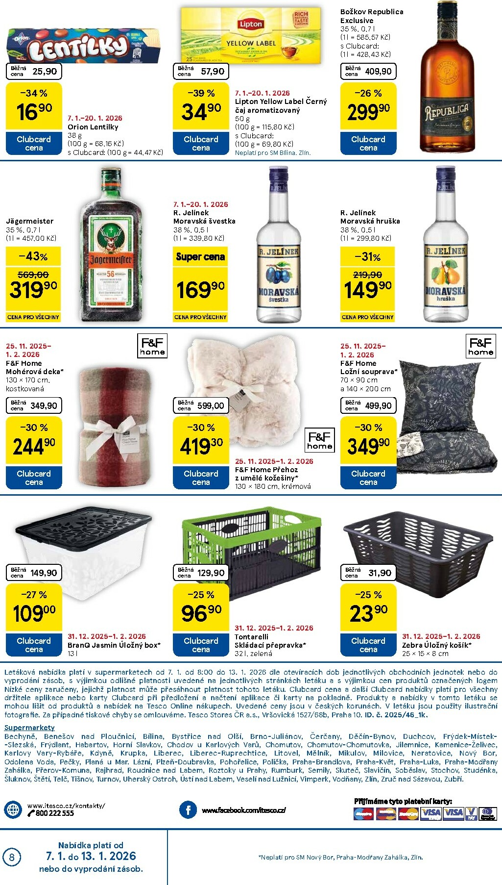 tesco - Aktuální leták Tesco supermarket od 07.01. do 13.01. - page: 8