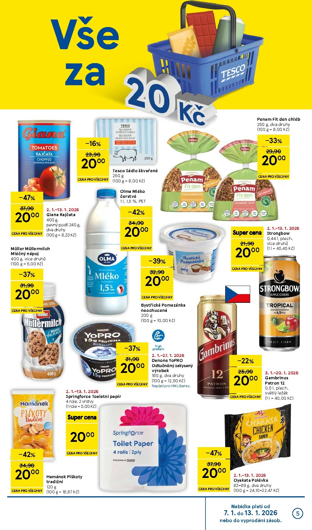 tesco - Aktuální leták Tesco od 07.01. do 13.01. - page: 5