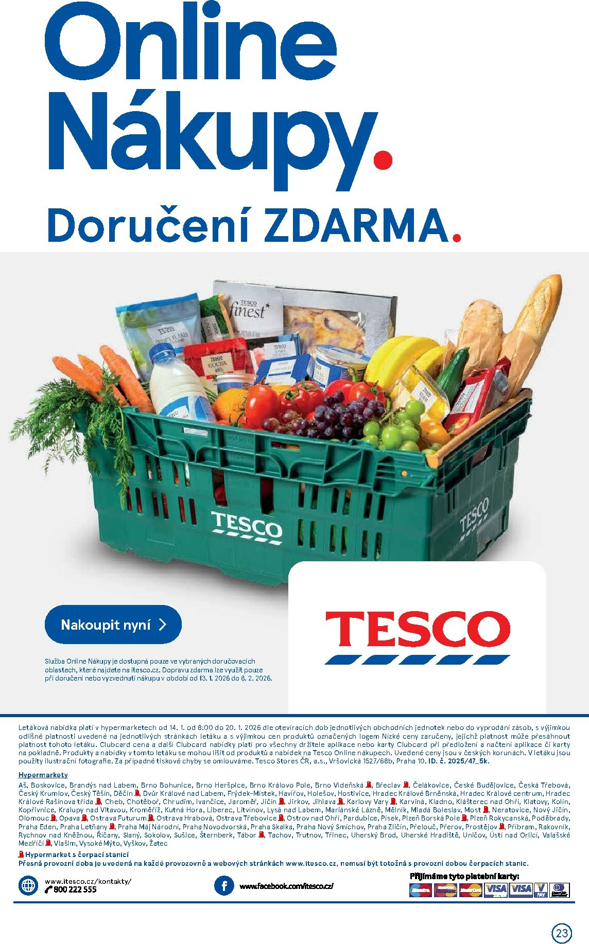 tesco - Aktuální leták Tesco od 14.01. do 20.01. - page: 23