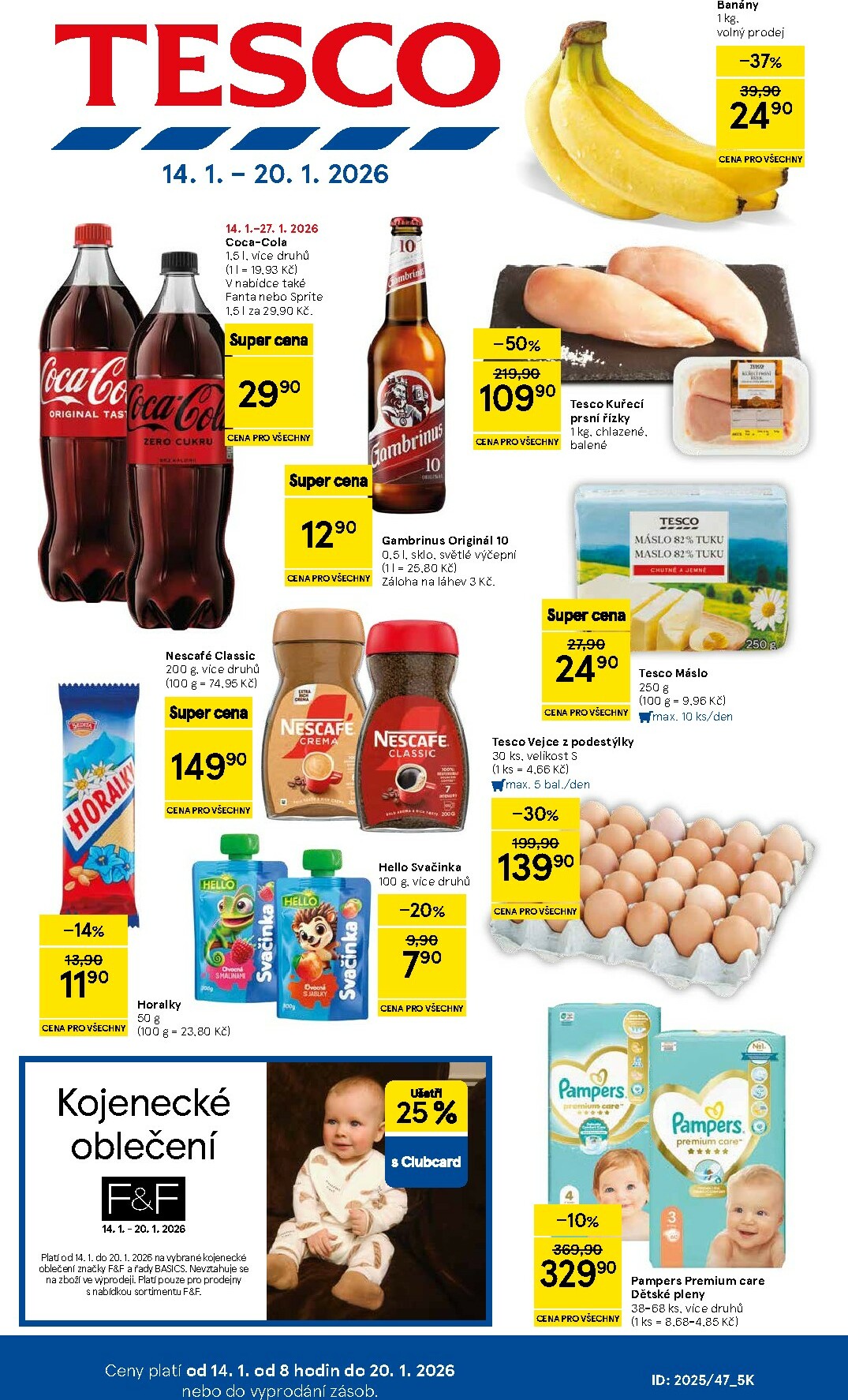 tesco - Aktuální leták Tesco od 14.01. do 20.01.