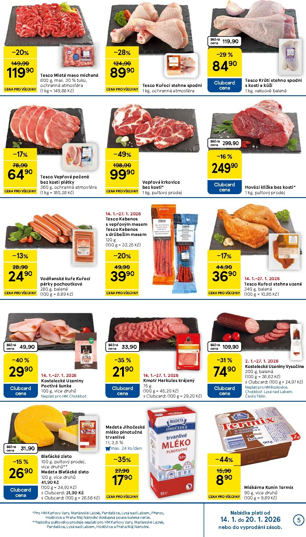 tesco - Aktuální leták Tesco od 14.01. do 20.01. - page: 5