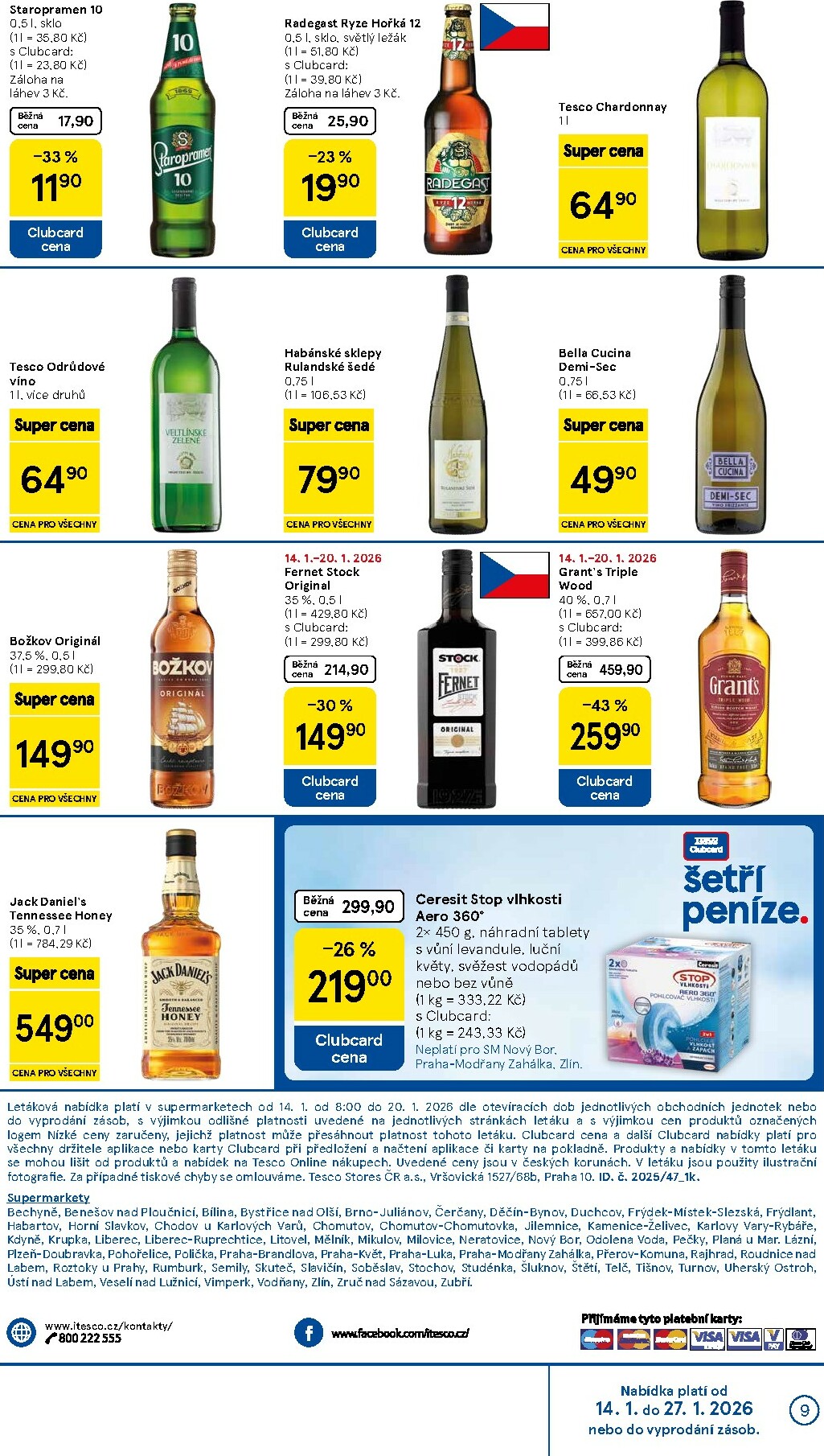 tesco - Aktuální leták Tesco supermarket od 14.01. do 20.01. - page: 9