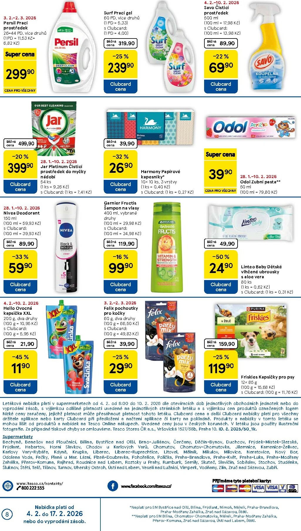 tesco - Tesco supermarket leták platný od středy 04.02.2026 do úterý 10.02.2026 - page: 8