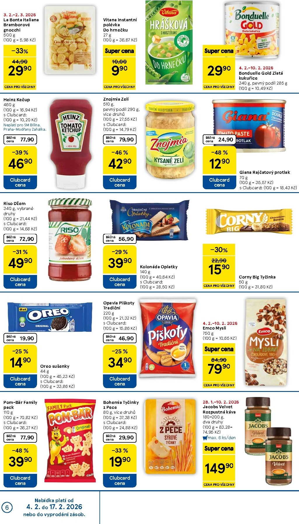 tesco - Tesco supermarket leták platný od středy 04.02.2026 do úterý 10.02.2026 - page: 6