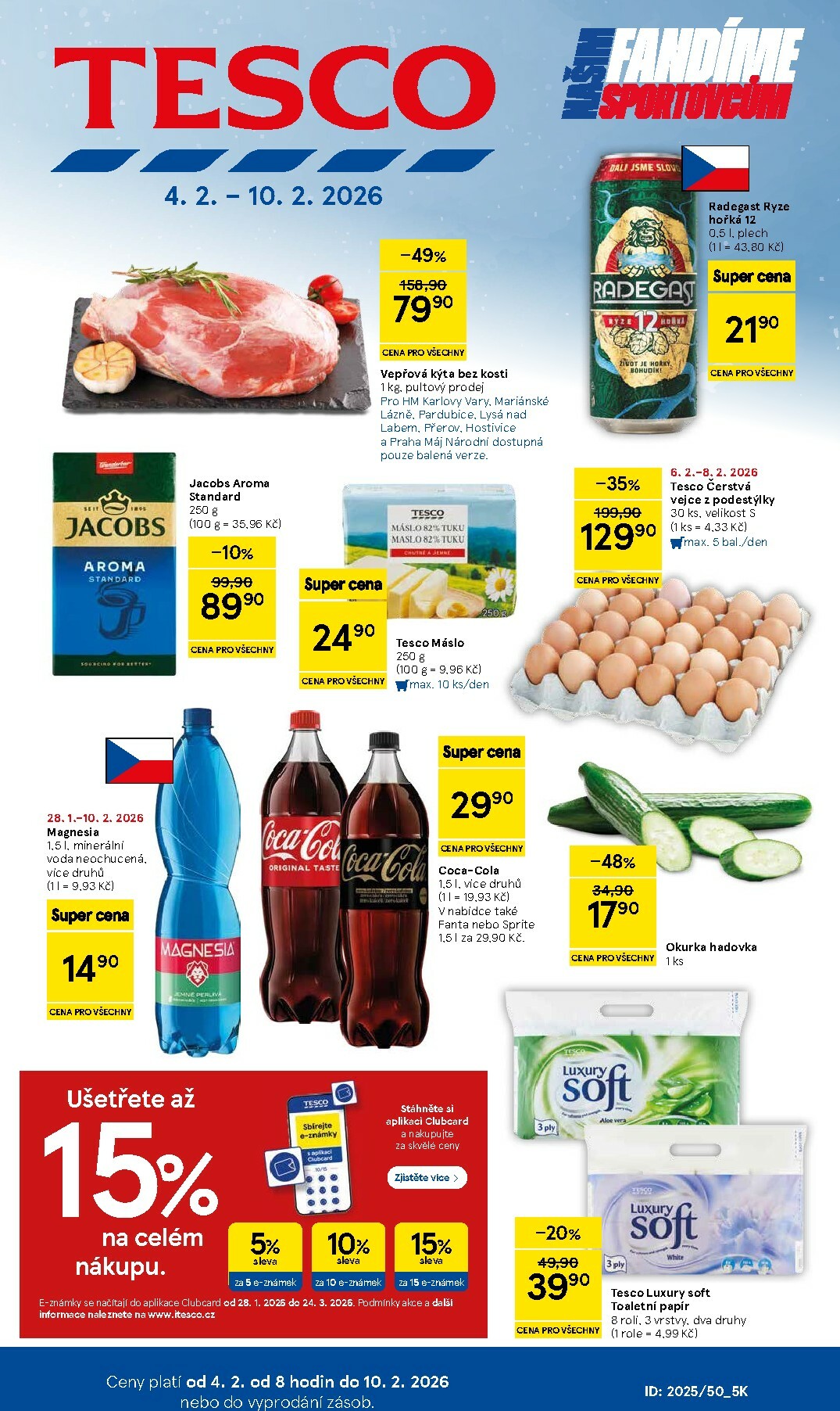 tesco - Tesco leták platný od středy 04.02.2026 do úterý 10.02.2026
