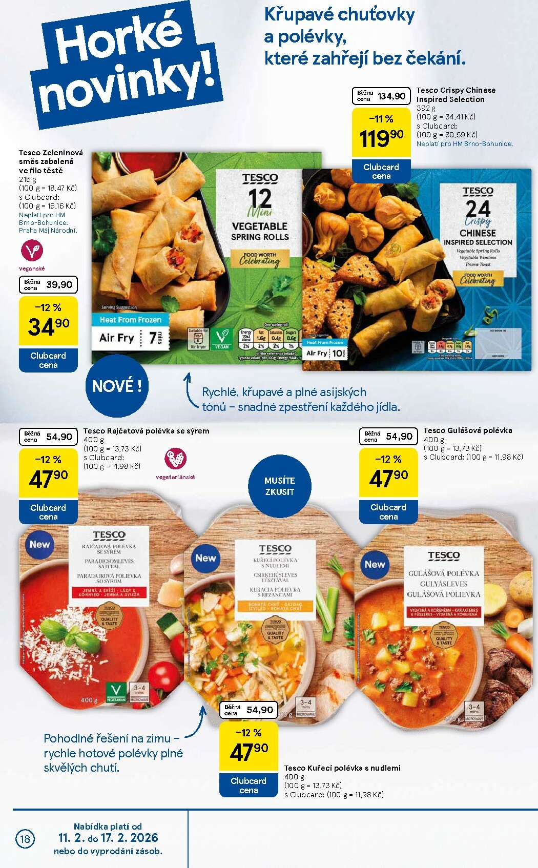 tesco - Tesco leták platný od středy 11.02.2026 do úterý 17.02.2026 - page: 18