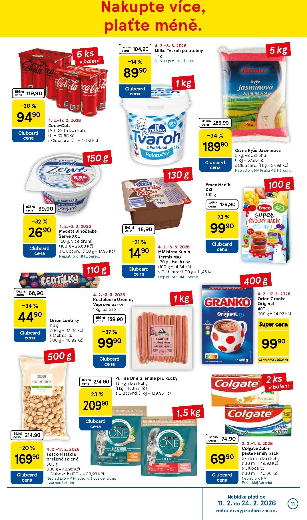 tesco - Tesco leták platný od středy 11.02.2026 do úterý 17.02.2026 - page: 11