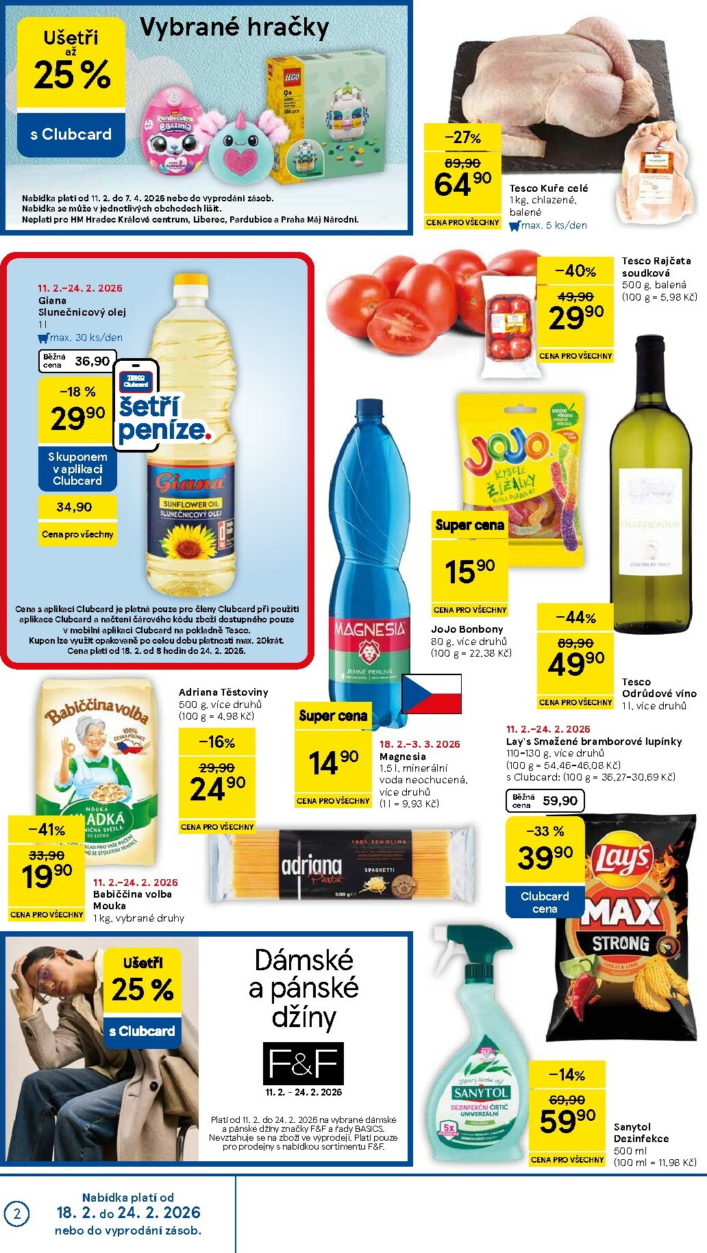 tesco - Tesco leták platný od středy 18.02.2026 do úterý 24.02.2026 - page: 2
