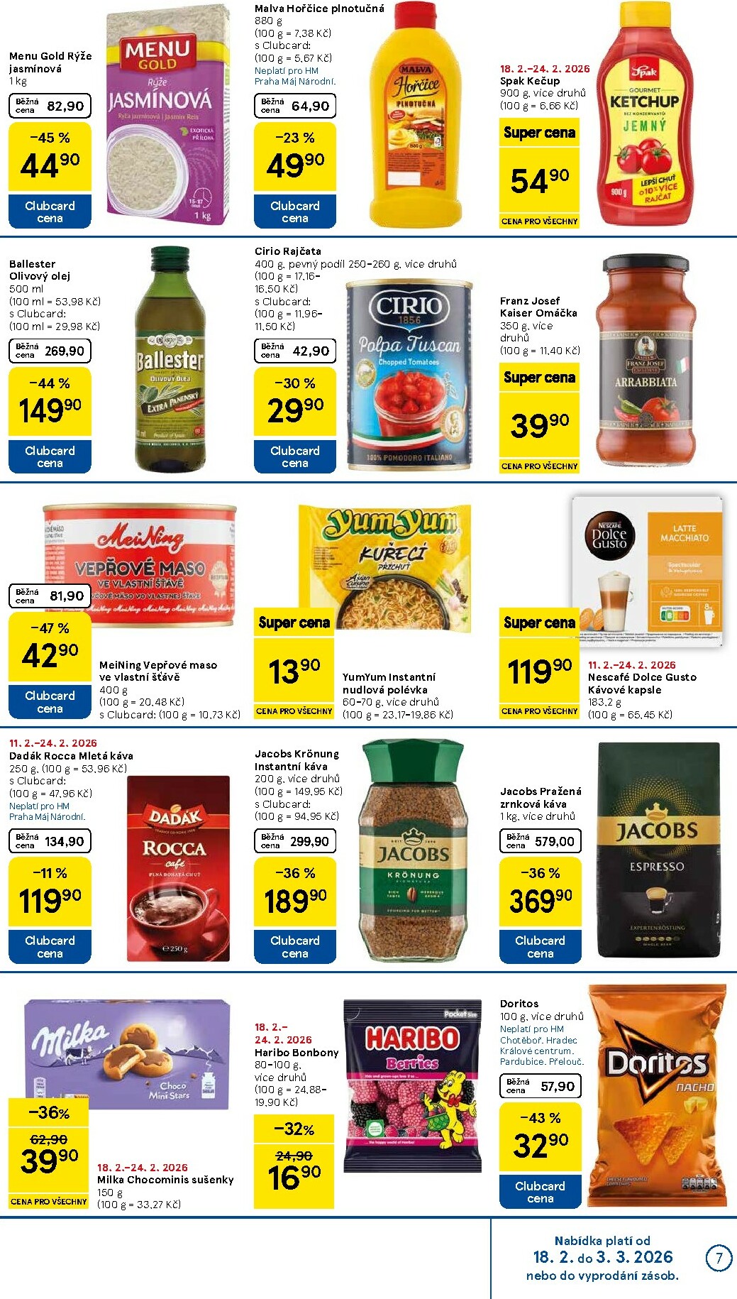 tesco - Tesco leták platný od středy 18.02.2026 do úterý 24.02.2026 - page: 7