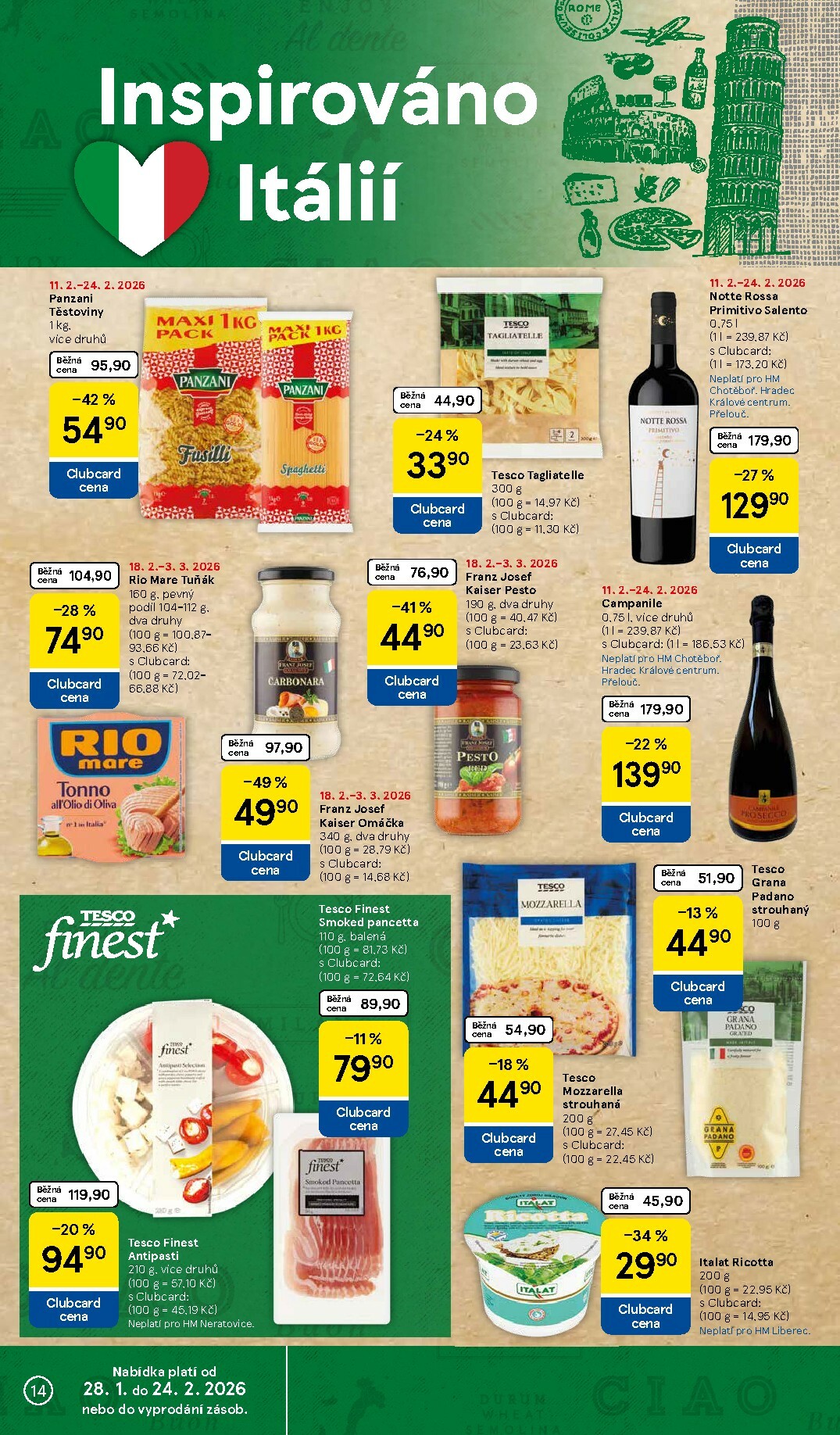tesco - Tesco leták platný od středy 18.02.2026 do úterý 24.02.2026 - page: 14