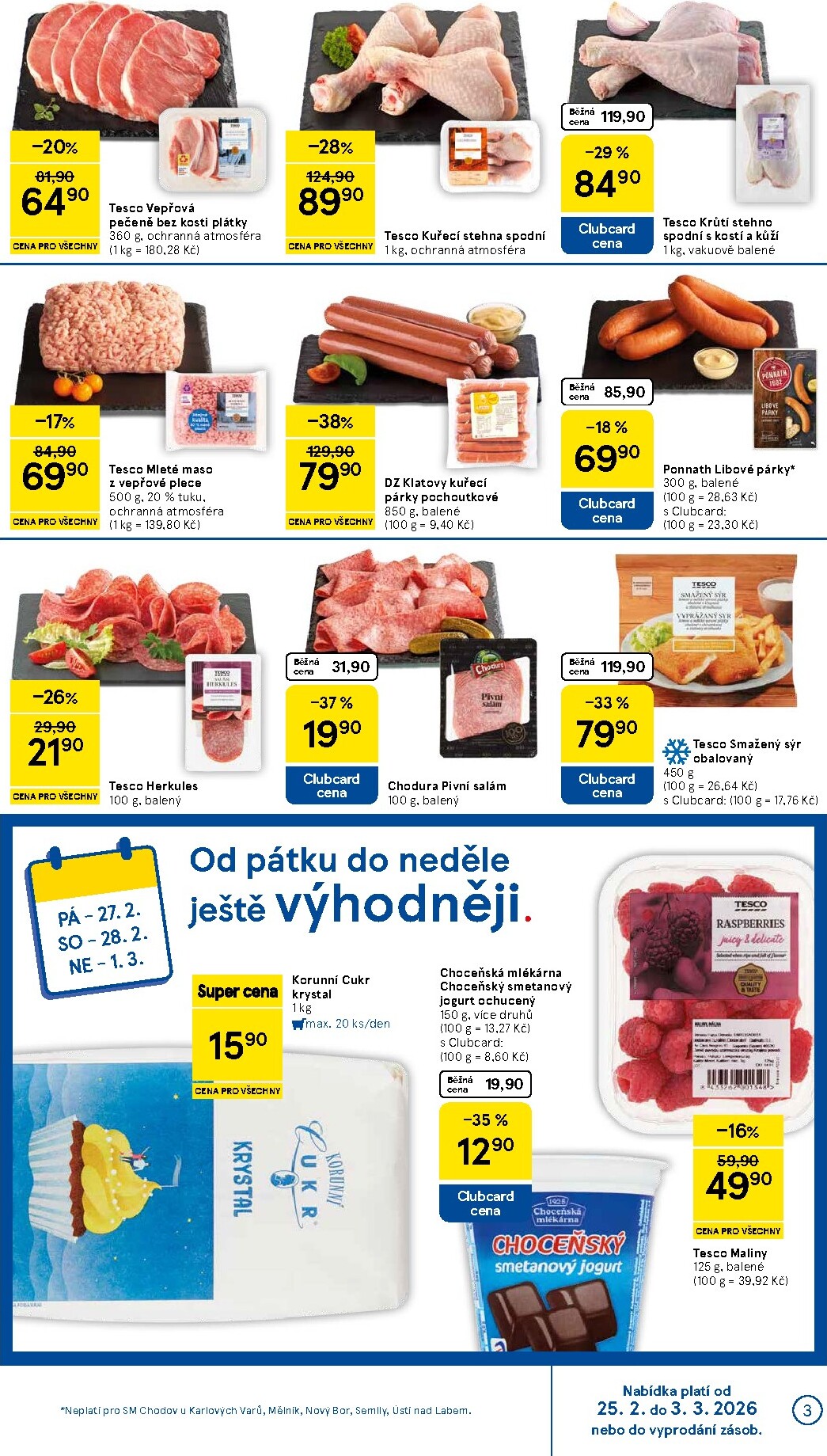 tesco - Tesco supermarket leták platný od středy 25.02.2026 do úterý 03.03.2026 - page: 3