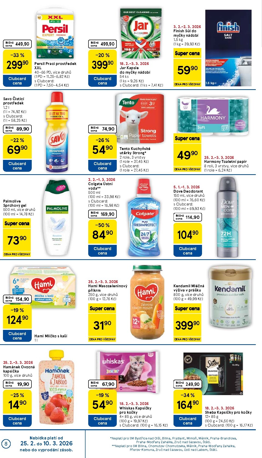 tesco - Tesco supermarket leták platný od středy 25.02.2026 do úterý 03.03.2026 - page: 8