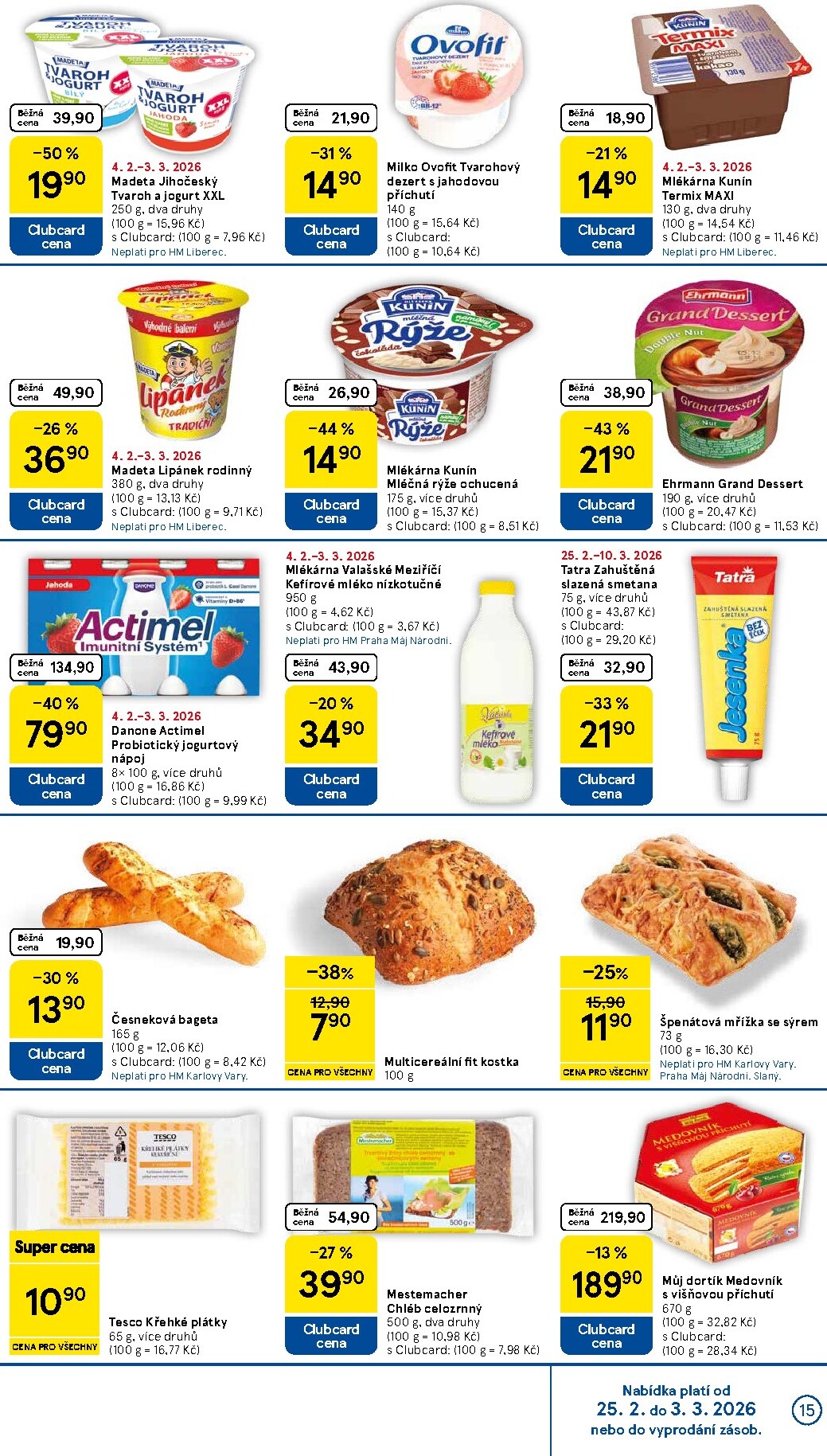 tesco - Tesco leták platný od středy 25.02.2026 do úterý 03.03.2026 - page: 15