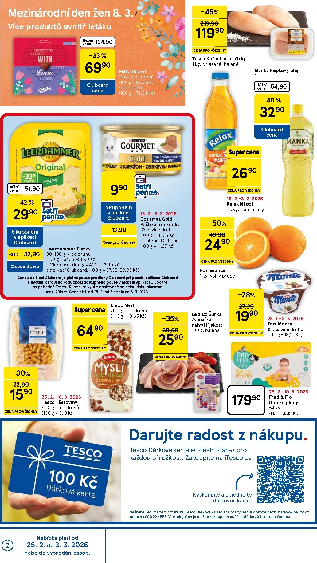 tesco - Tesco leták platný od středy 25.02.2026 do úterý 03.03.2026 - page: 2