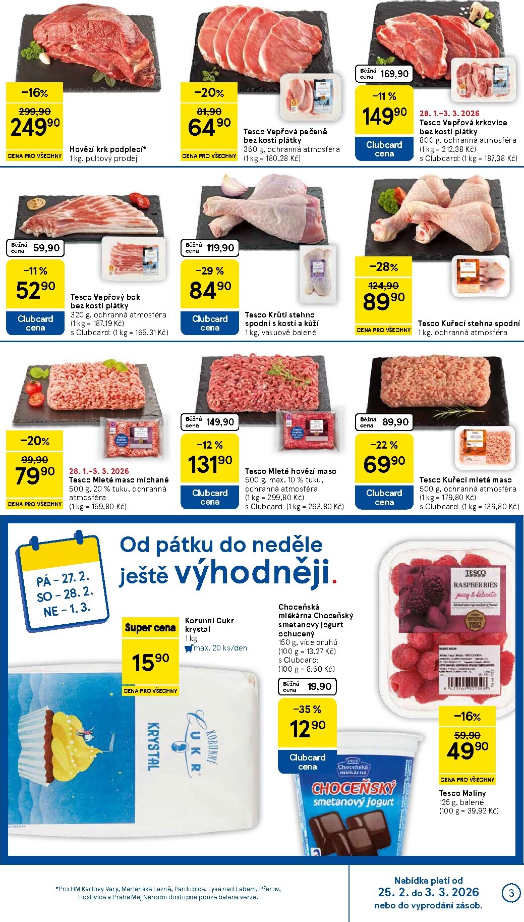 tesco - Tesco leták platný od středy 25.02.2026 do úterý 03.03.2026 - page: 3