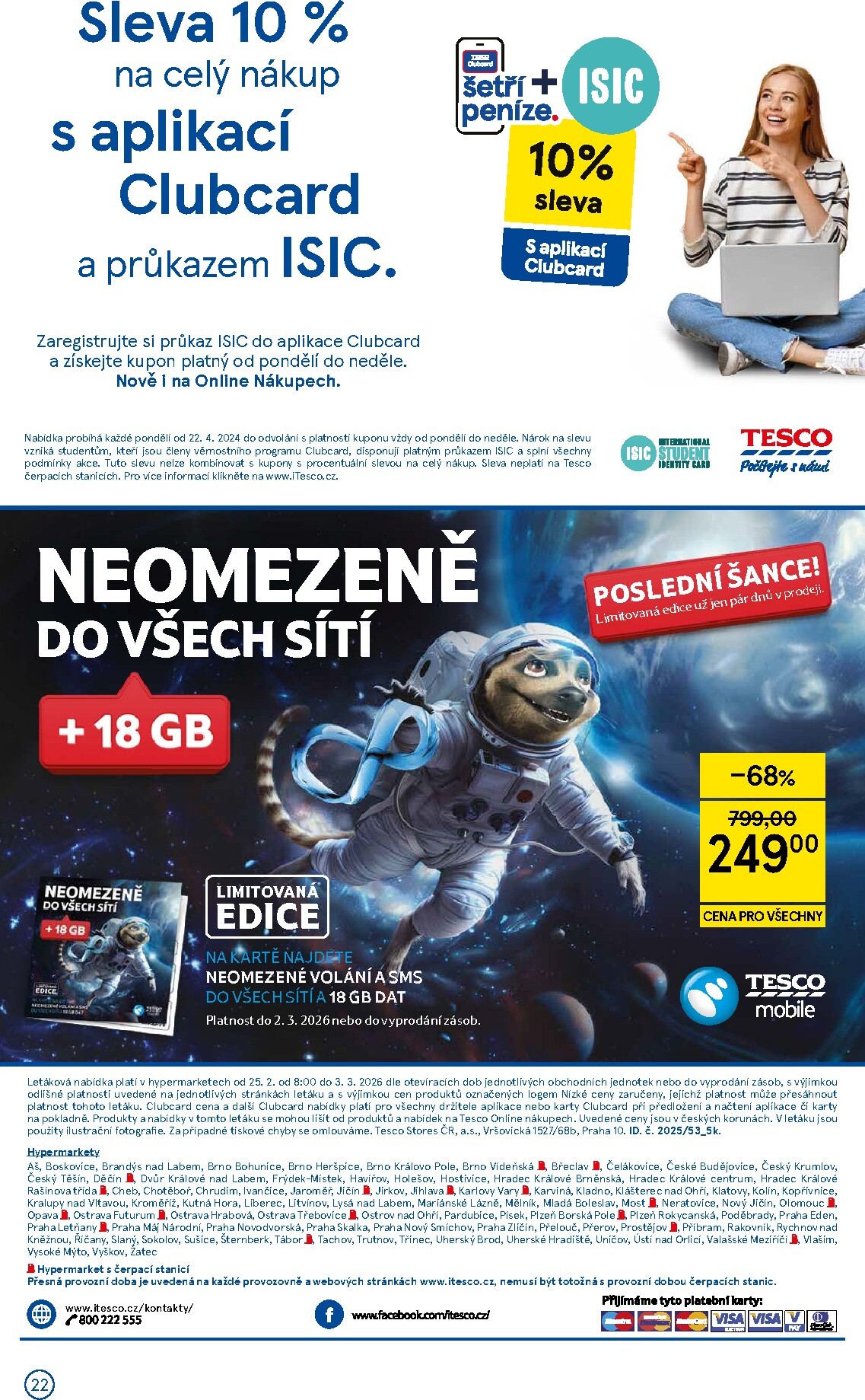 tesco - Tesco leták platný od středy 25.02.2026 do úterý 03.03.2026 - page: 22