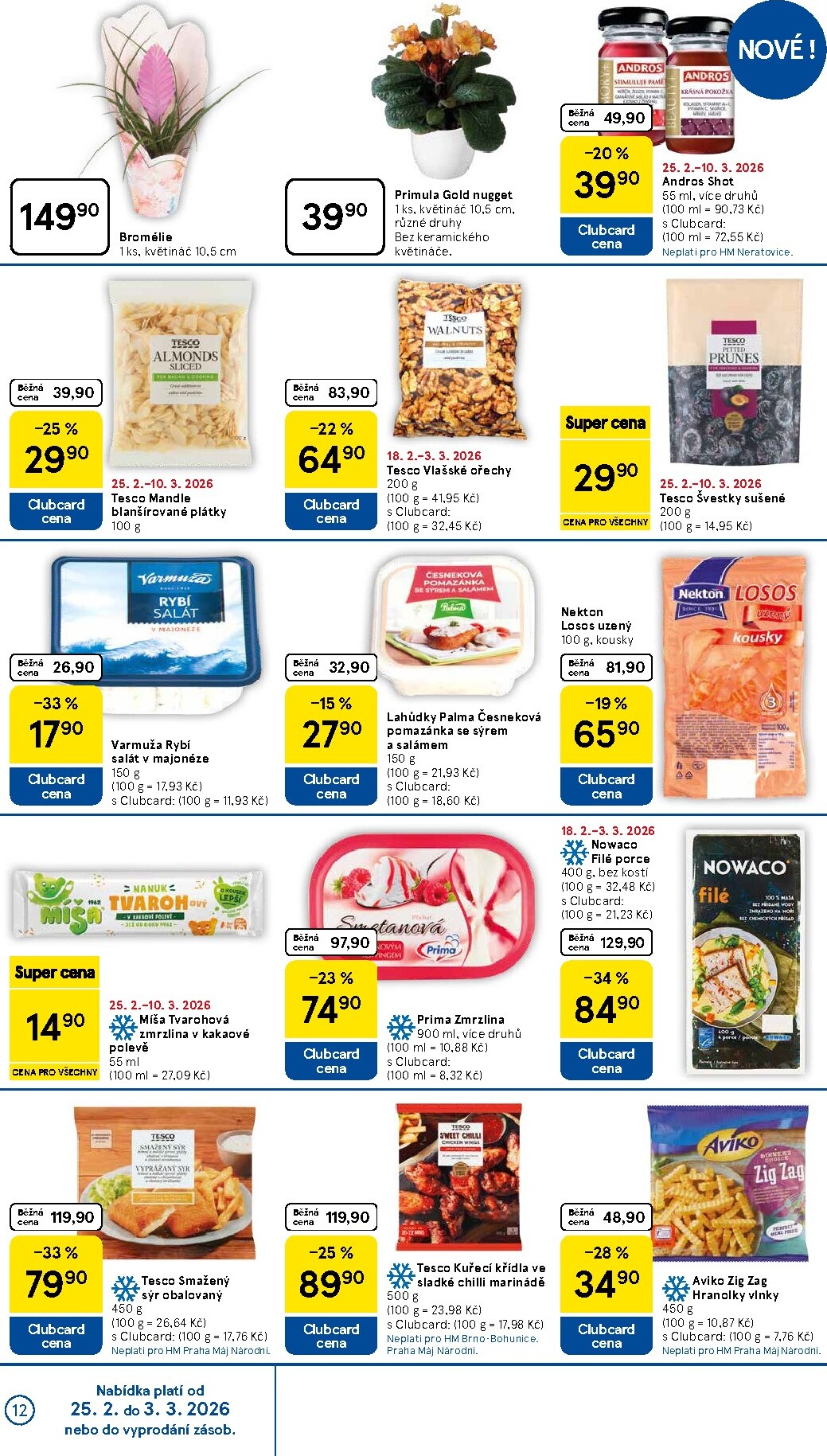 tesco - Tesco leták platný od středy 25.02.2026 do úterý 03.03.2026 - page: 12