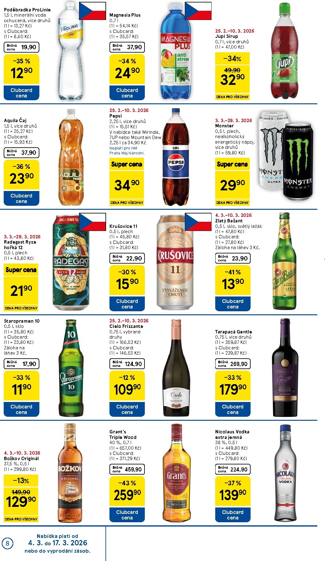 tesco - Tesco leták platný od středy 04.03.2026 do úterý 10.03.2026 - page: 8