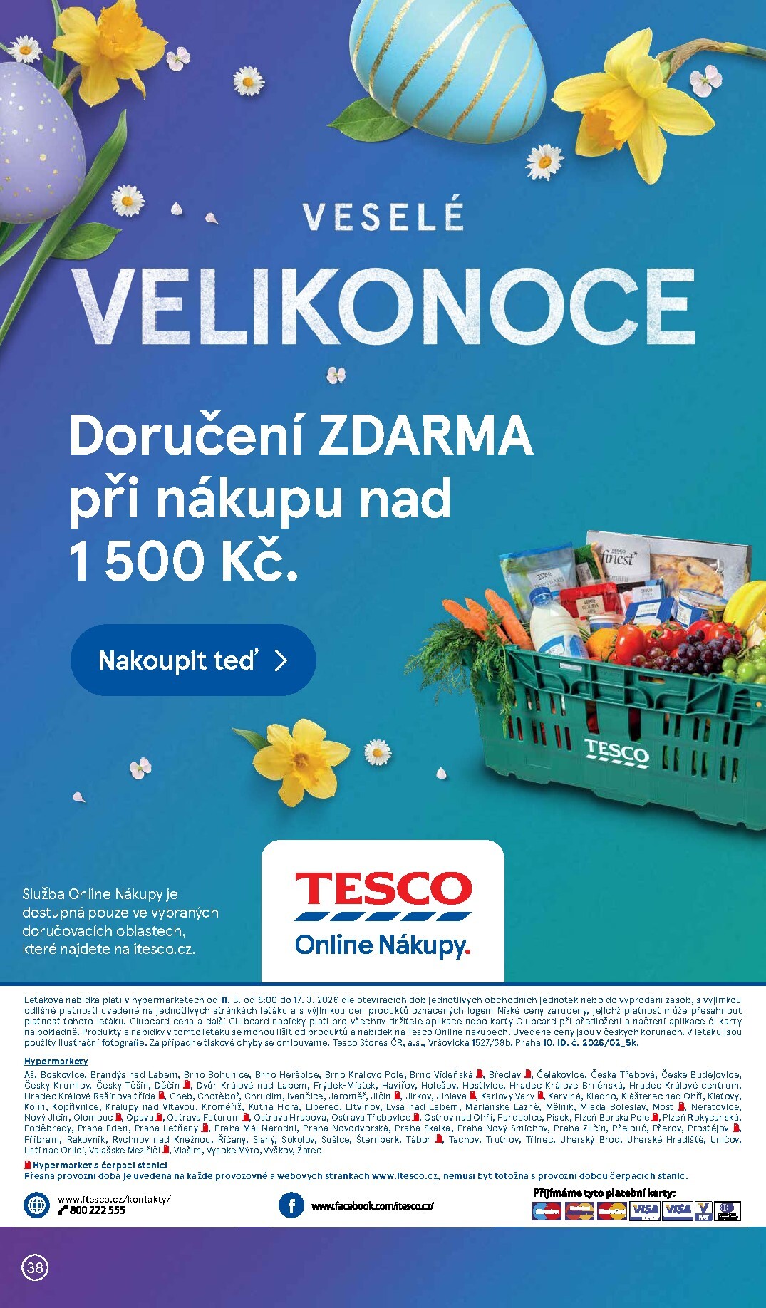 tesco - Tesco leták platný od středy 11.03.2026 do úterý 17.03.2026 - page: 38