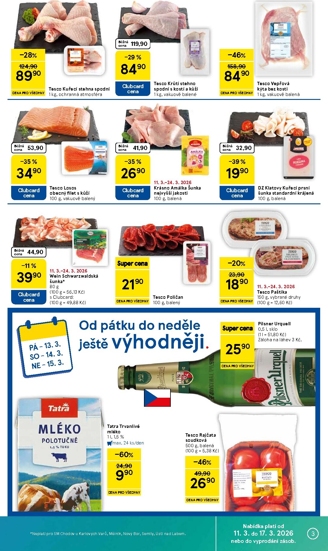 tesco - Tesco supermarket leták platný od středy 11.03.2026 do úterý 17.03.2026 - page: 3