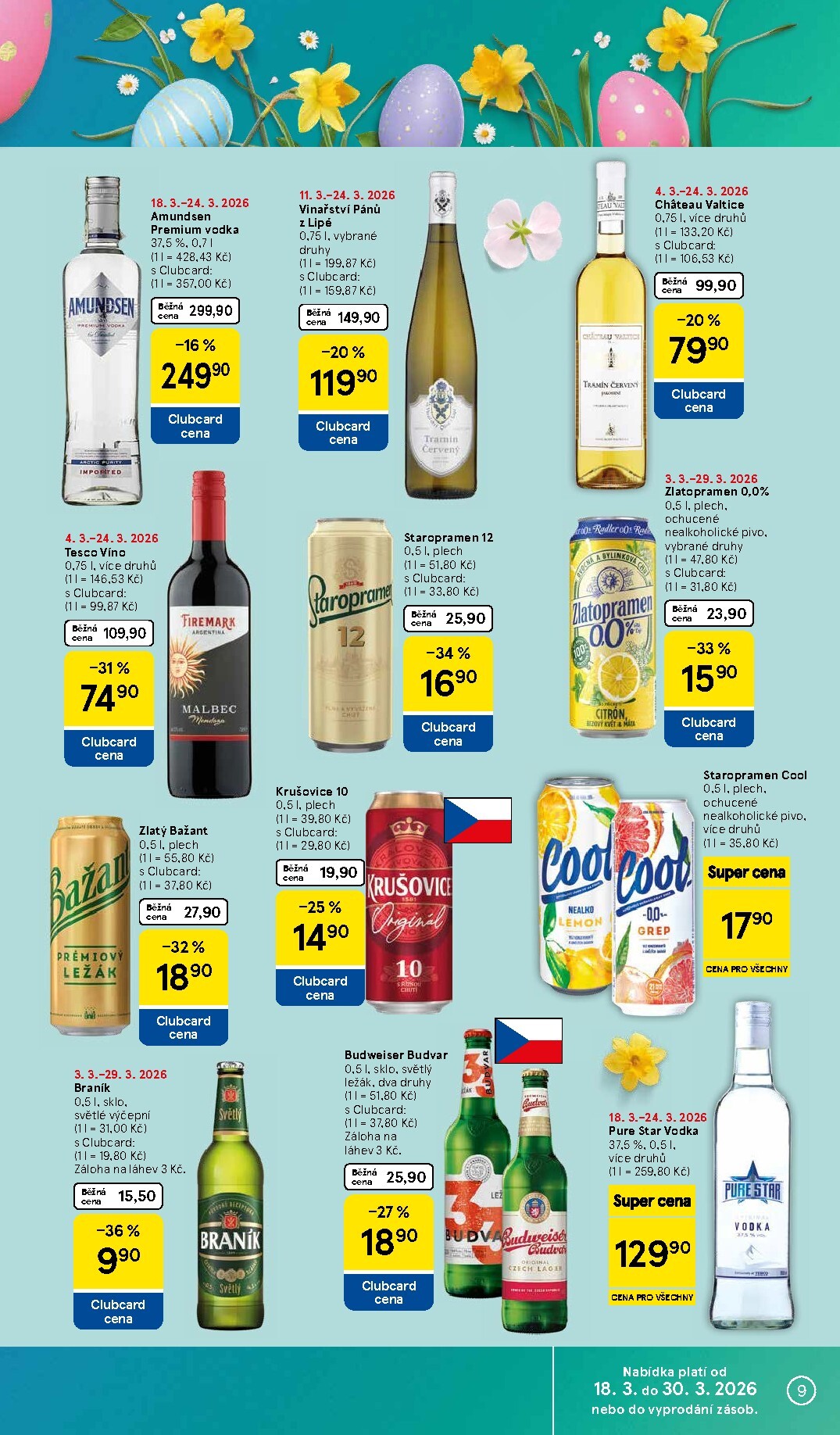 tesco - Tesco supermarket leták platný od středy 18.03.2026 do úterý 24.03.2026 - page: 9