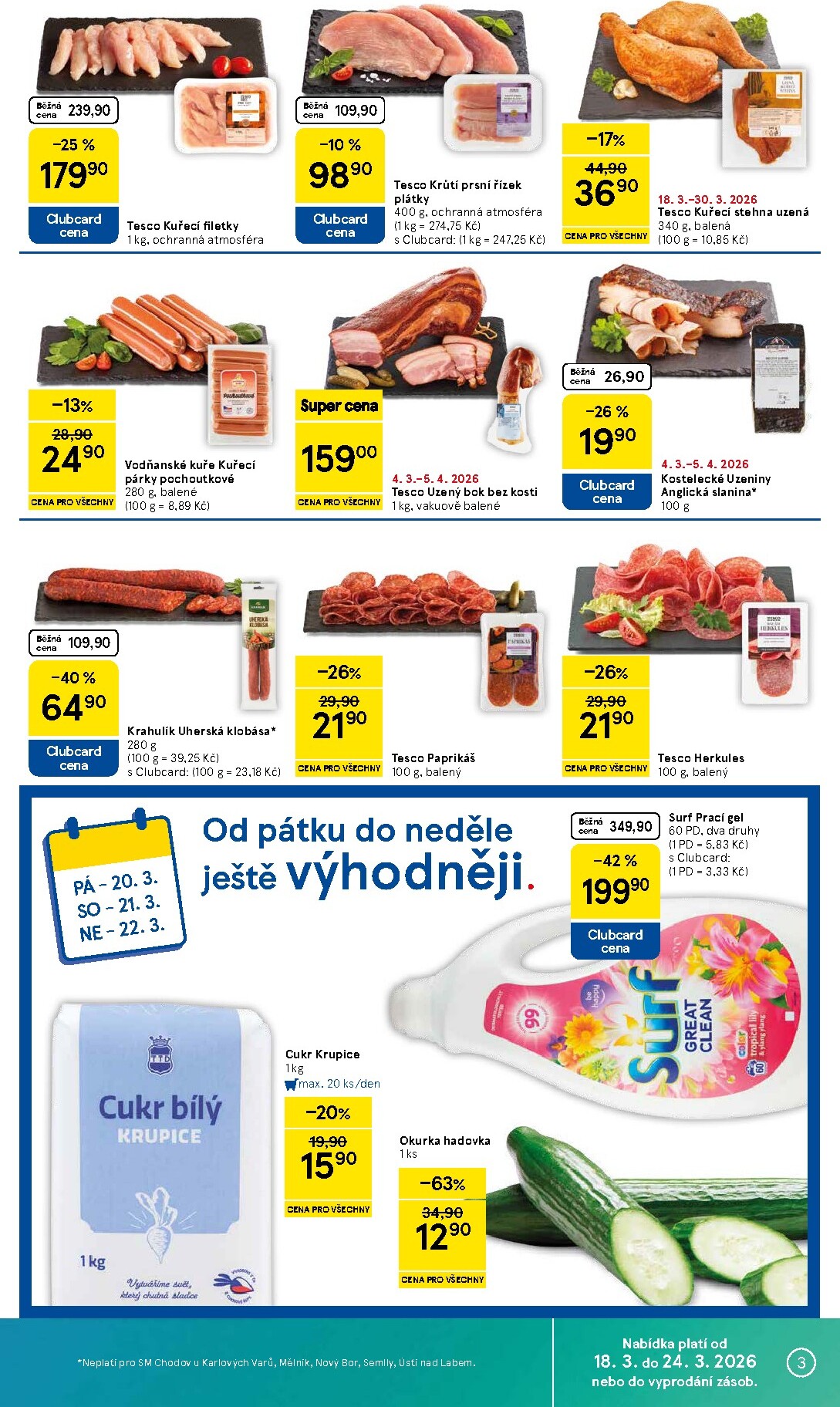 tesco - Tesco supermarket leták platný od středy 18.03.2026 do úterý 24.03.2026 - page: 3