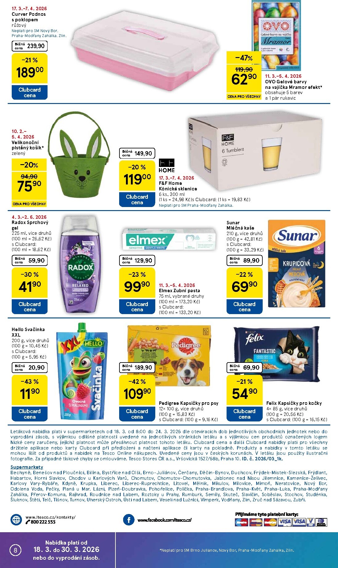 tesco - Tesco supermarket leták platný od středy 18.03.2026 do úterý 24.03.2026 - page: 8