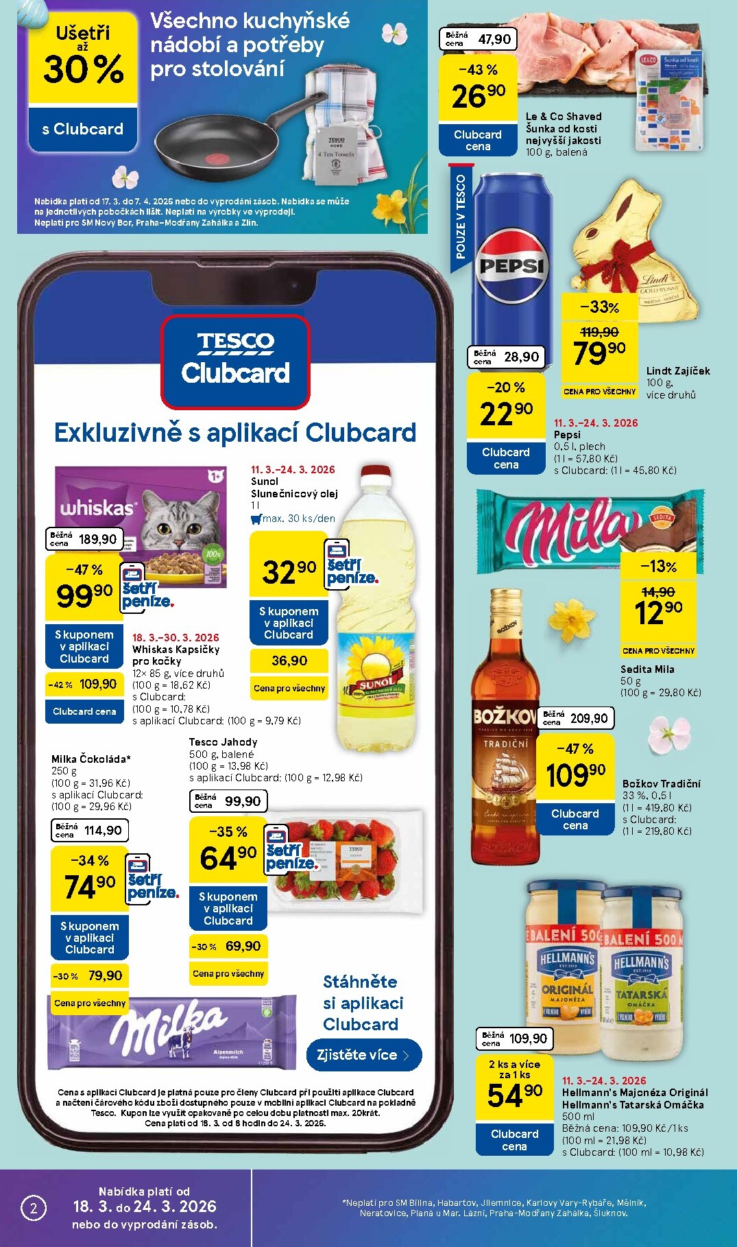 tesco - Tesco supermarket leták platný od středy 18.03.2026 do úterý 24.03.2026 - page: 2
