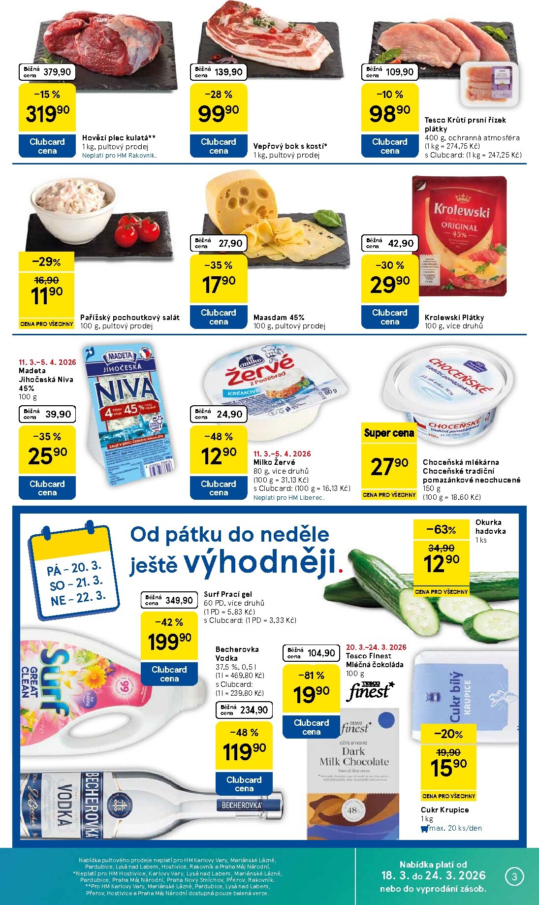 tesco - Tesco leták platný od středy 18.03.2026 do úterý 24.03.2026 - page: 3