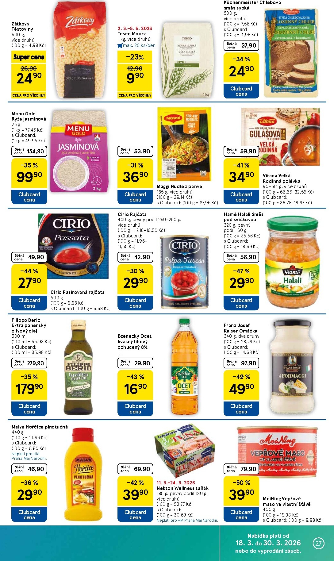 tesco - Tesco leták platný od středy 18.03.2026 do úterý 24.03.2026 - page: 27