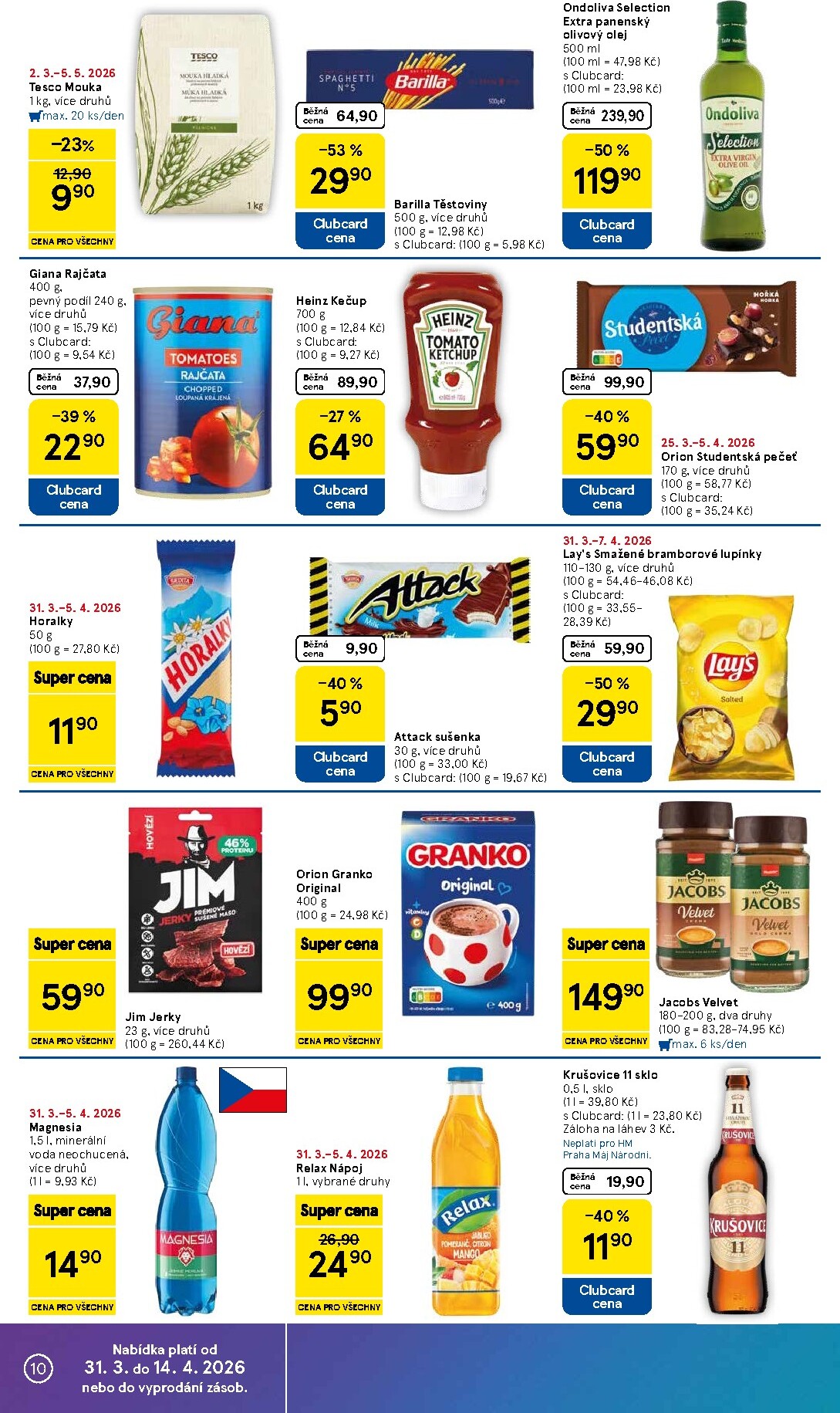 tesco - Tesco leták platný od úterý 31.03.2026 do neděle 05.04.2026 - page: 10