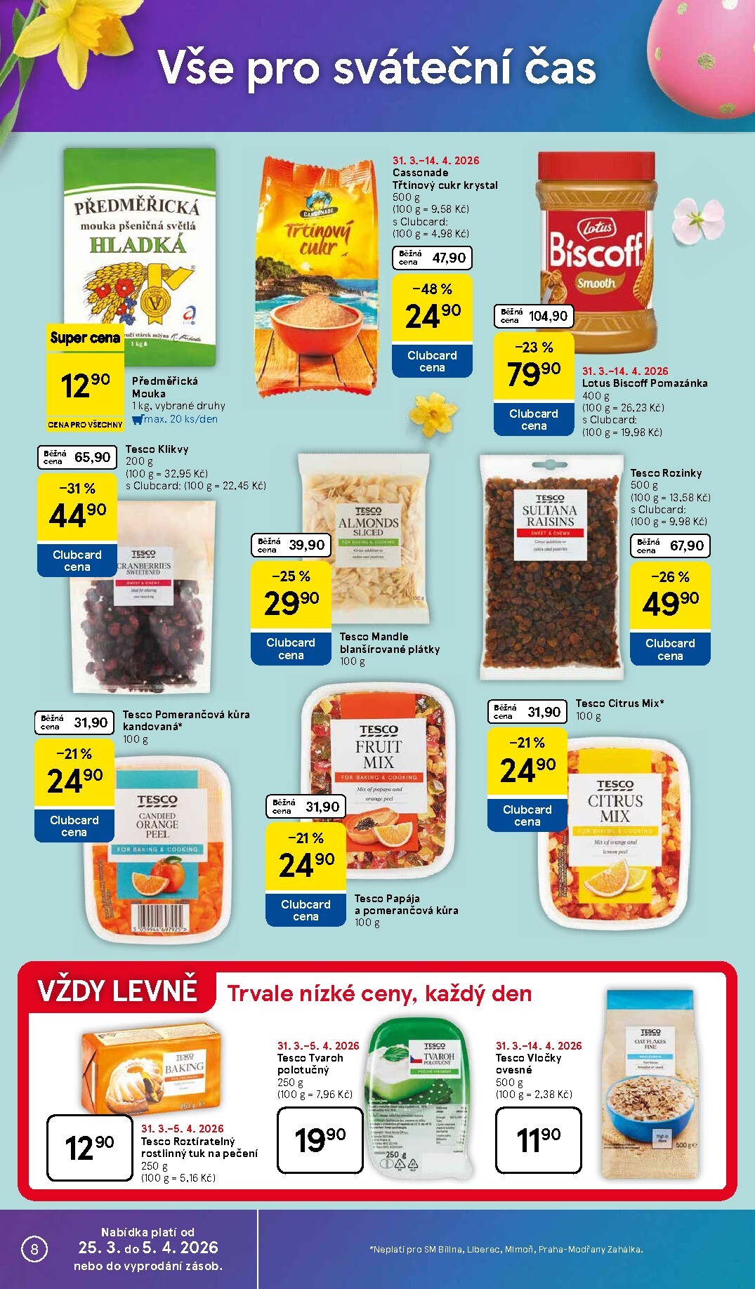 tesco - Tesco supermarket leták platný od úterý 31.03.2026 do neděle 05.04.2026 - page: 8