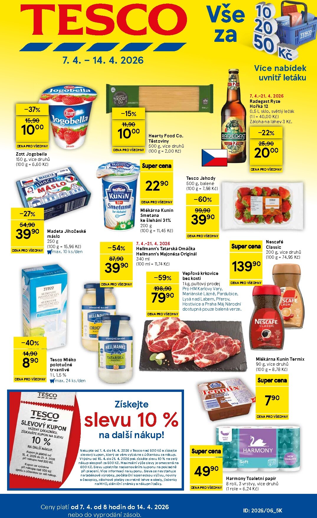 tesco - Tesco leták platný od úterý 07.04.2026 do úterý 14.04.2026