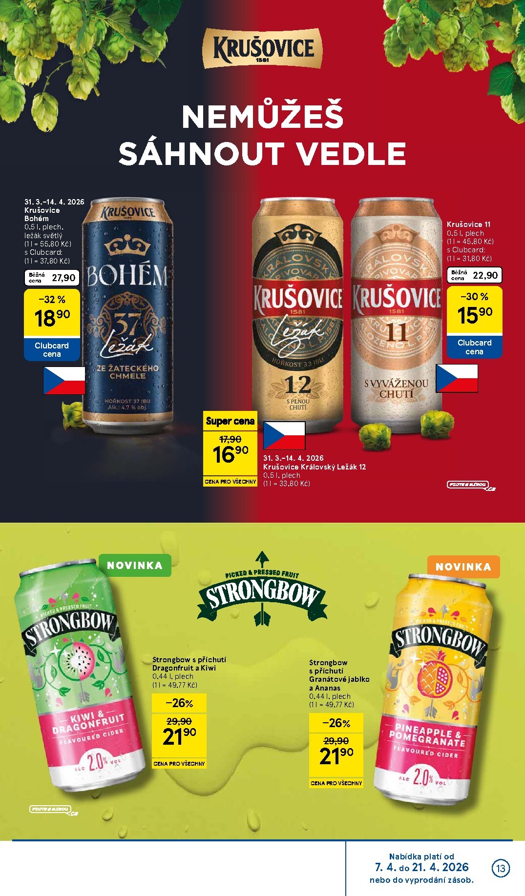 tesco - Tesco leták platný od úterý 07.04.2026 do úterý 14.04.2026 - page: 13