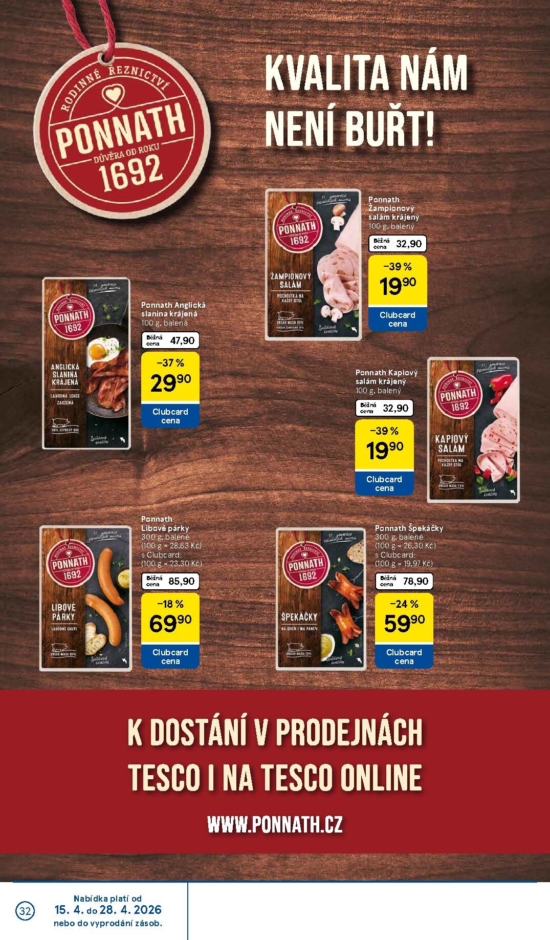 tesco - Budoucí Tesco leták platný od středy 15.04.2026 do úterý 21.04.2026 - page: 32